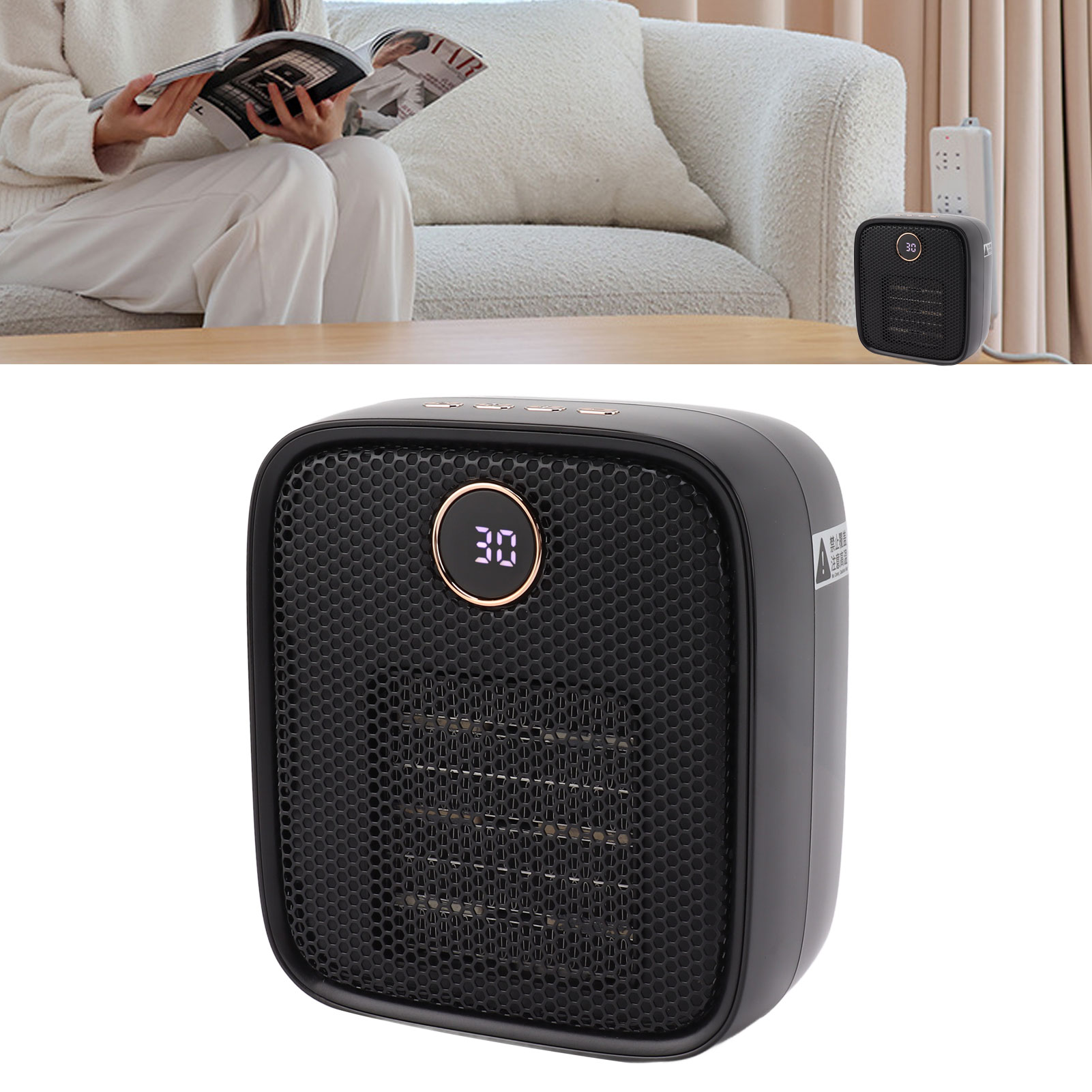 Kleiner Und Schneller Wandheizkörper, Ideal Für Den Heimgebrauch Im Winter, Mini-elektroheizkörper Für Büros, Schwarz, Europäischer Standard, 220 V