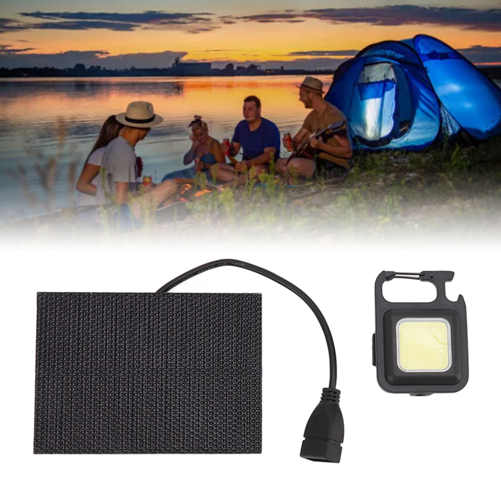 5-w-monokristalline Solar-led-lampe Mit Verbessertem Solarpanel Für Notbeleuchtung
