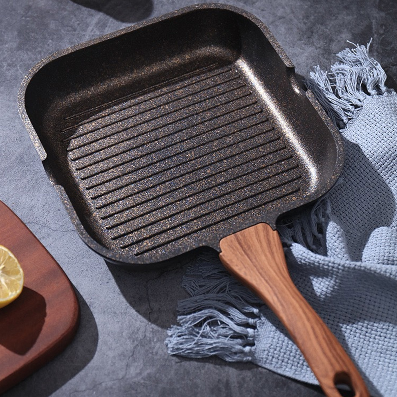 Kleine Antihaftbeschichtete Steakpfanne / Frühstückspfanne / Steakpfanne