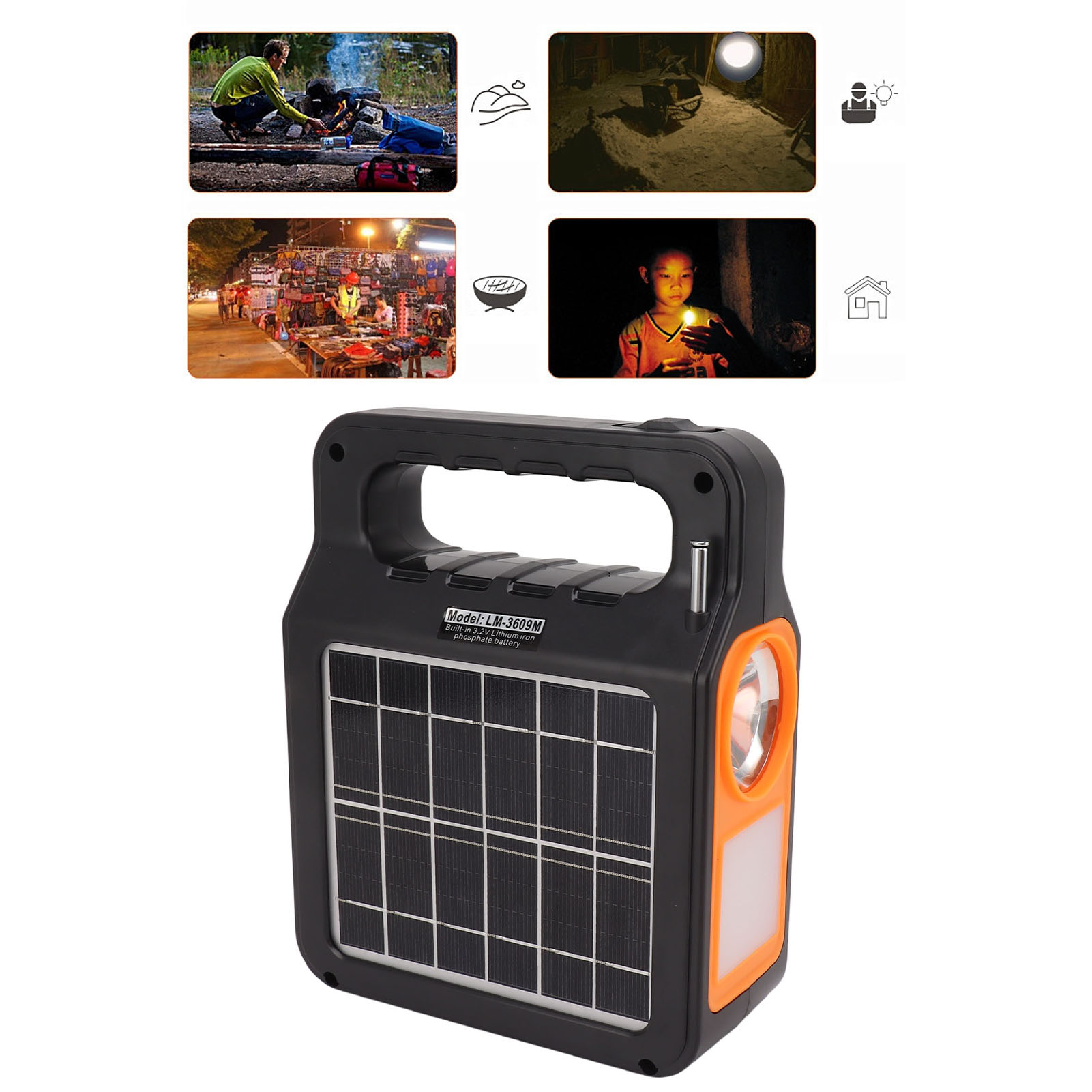 Multifunktionale, Solarbetriebene Externe Batterie Für Den Außeneinsatz, Z. B. Für Stände, Partys, Camping Und Beleuchtung.