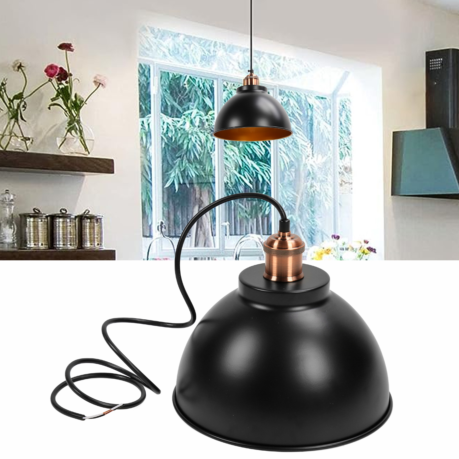 Pendelleuchte Im Retro-industrie-stil, Kücheninsel-kronleuchter, Pendelleuchte Im Landhausstil, Mini-pendelleuchte, Lampenschirm Aus Metall, Moderne Pendelleuchte Für Esszimmer, Schlafzimmer Und Wohnz