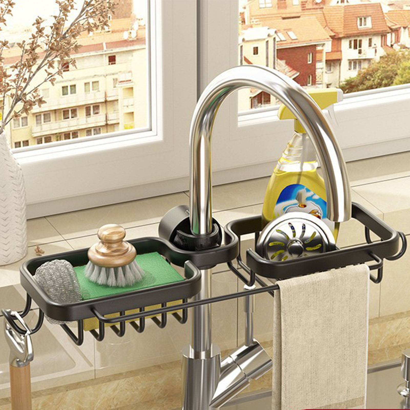 Abtropfgestell Für Küchenarmaturen, Spülbeckenabtropfgestell, Geschirrständer, Wäschetrockner Aus Stahlwolle