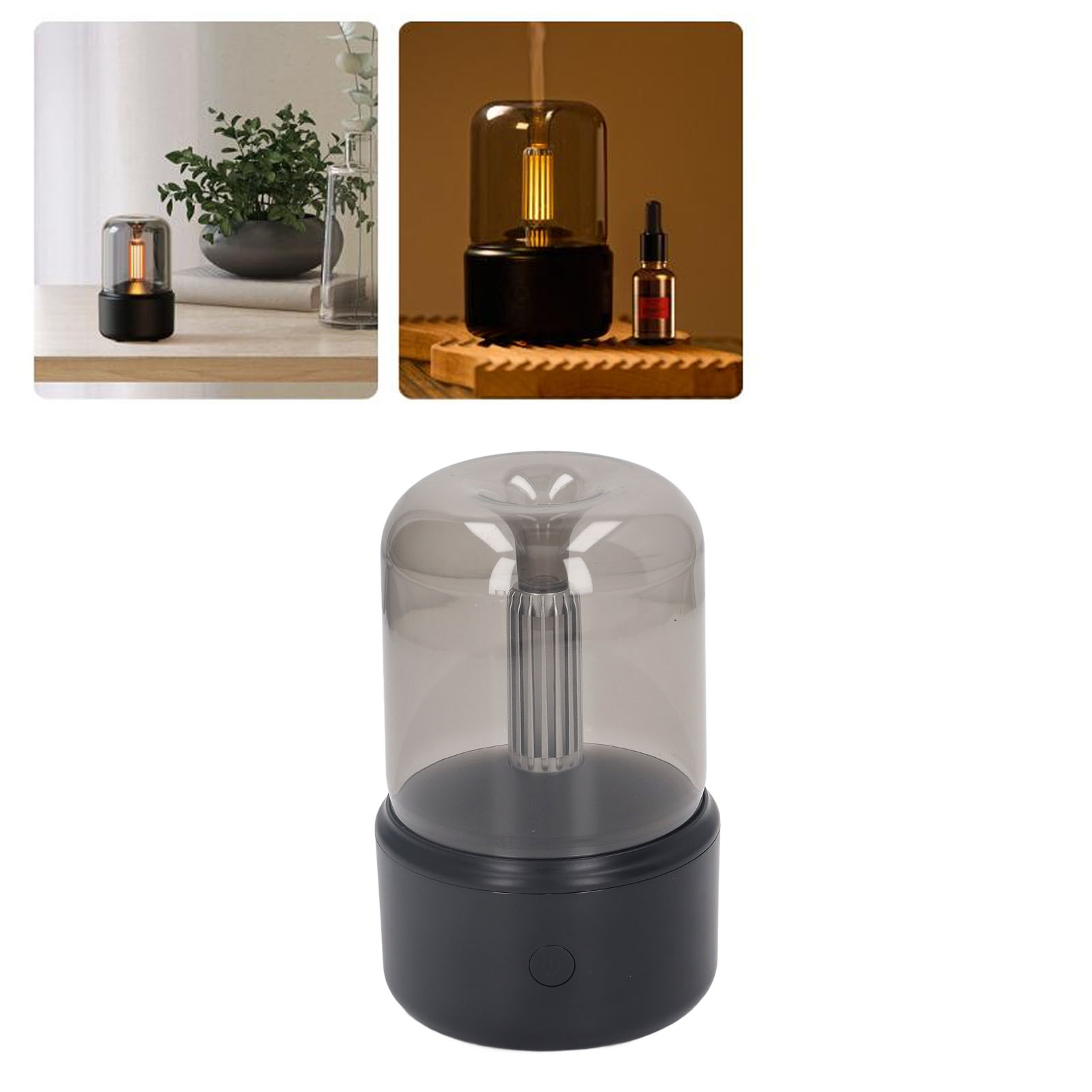 Tragbarer Duftkerzen-diffusor, Elektrischer Usb-luftbefeuchter, Nebelmaschine, Rauchmaschine Mit Led-nachtlicht Und Automatischer Abschaltung.