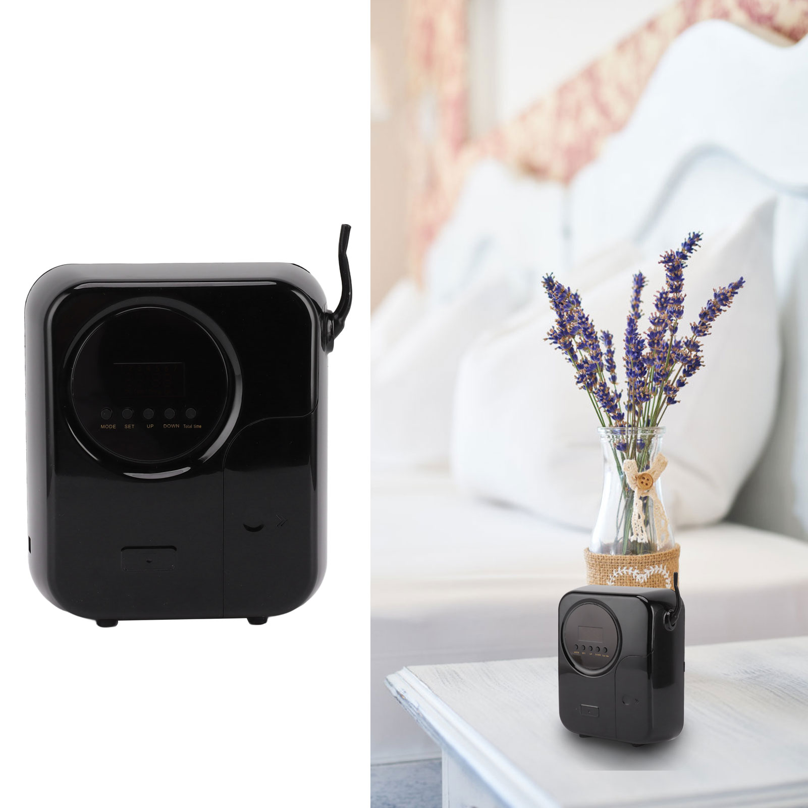 Duftdiffusor Für Ätherische Öle, Geeignet Für Hotels, Karaoke-bars Und Einkaufszentren, Aromatherapiegerät Für Kosmetikstudios Und Bekleidungsgeschäfte, Intelligenter Diffusor, Schwarz, Europäischer S