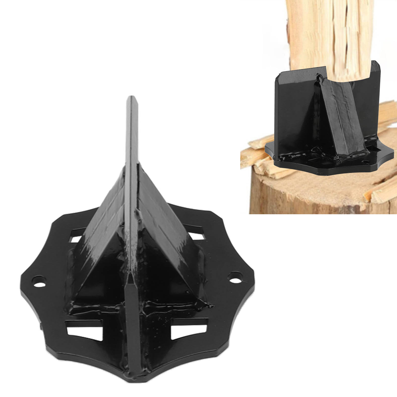 Mini-quadrat-holzspalter, Tragbarer Holzspalter, Holzschneidwerkzeug Für Camping Und Outdoor-aktivitäten, Axt.