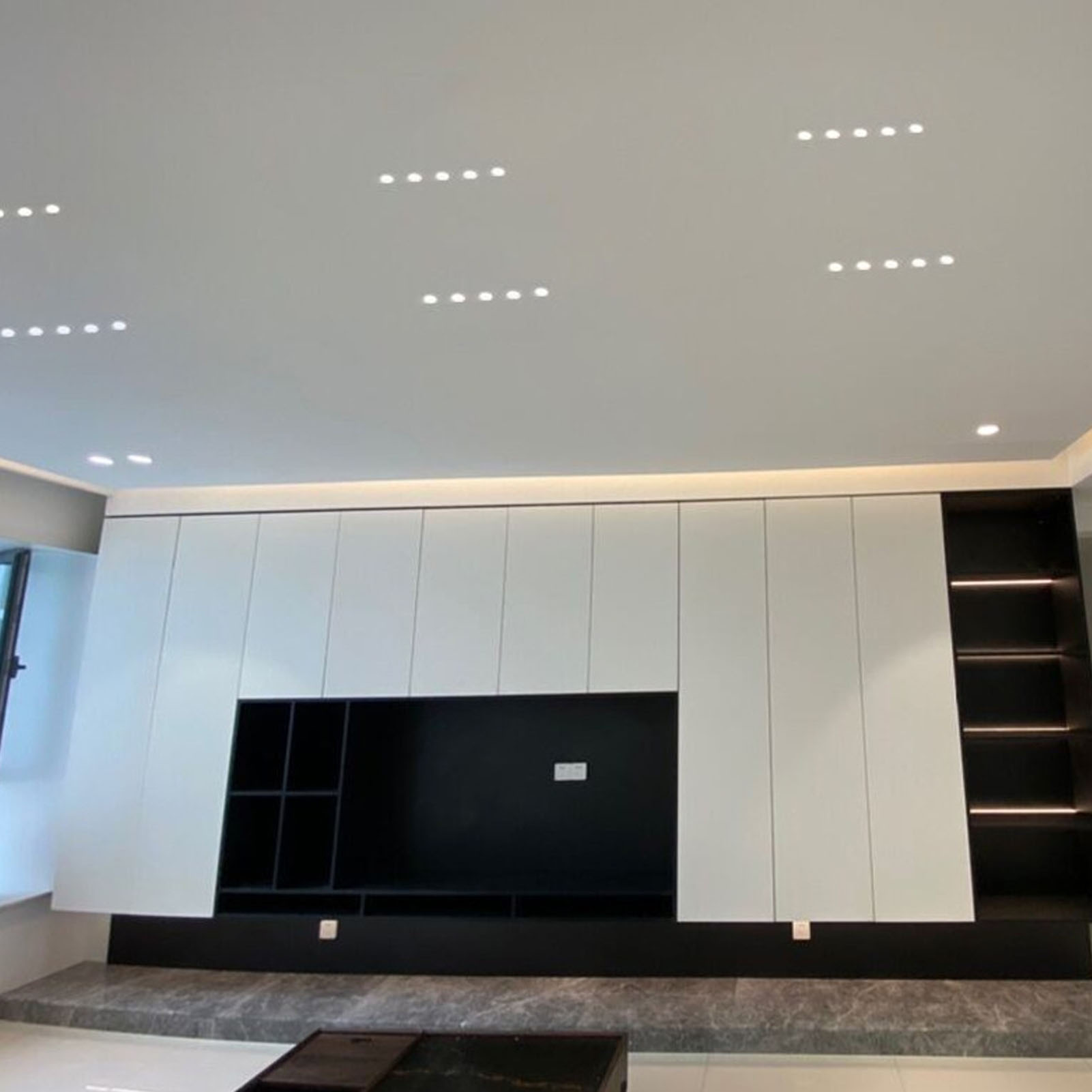3-w-led-einbaustrahler, Mini-unterbaustrahler, Deckenleuchte Mit Led-treiber, Einbaubeleuchtung Für Küchen, Schränke, Decken Und Regale, 4000 K Natürliches Licht
