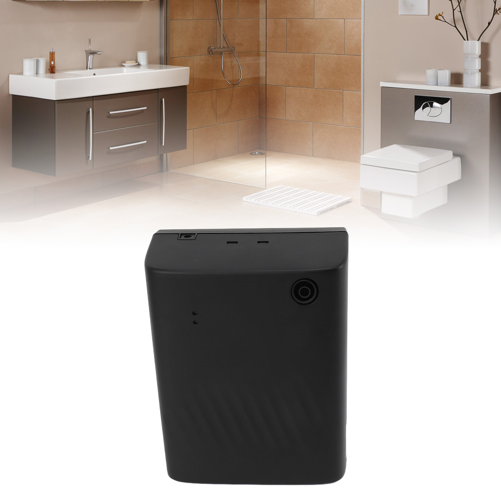 Duftdiffusor Für Ätherische Öle, Aromatherapiegerät, Raumduftdiffusor, Schwarz, Europäischer Standard 100–240 V