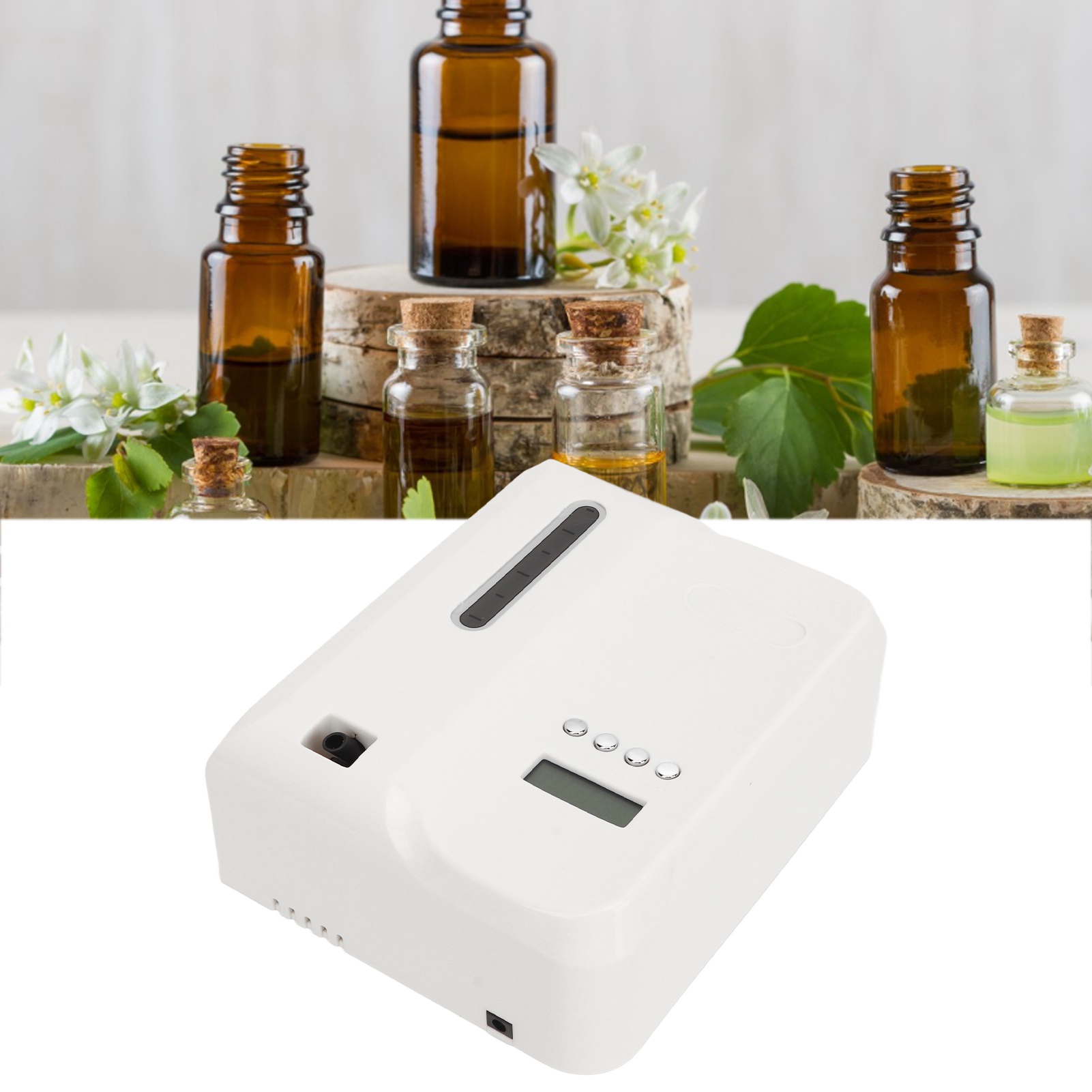Eingebauter Aromadiffusor Für Zuhause, Ktv, Hotel, Kleine Räume, Mit Integriertem Ventilator, Bürodiffusor, Ätherischer Ölspender, Europäischer Standard 100-240v, Weiß.