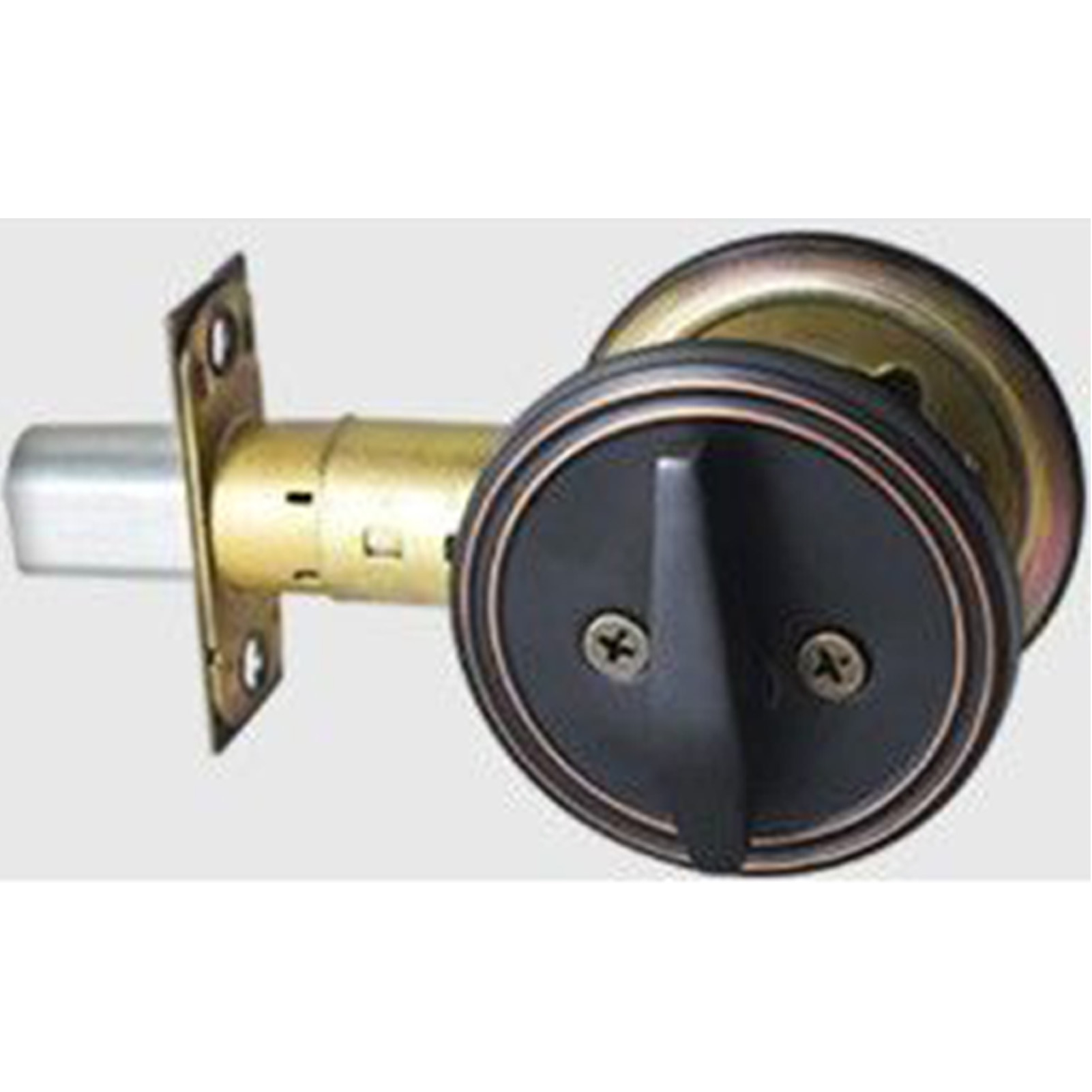 Verdecktes Altmodisches Türschloss, Einseitiger Rundriegel, Innentürschloss Aus Holz, Doppelseitiges Verdecktes Zusatzschloss, Universell Schwarz Für Den Hausgebrauch.
