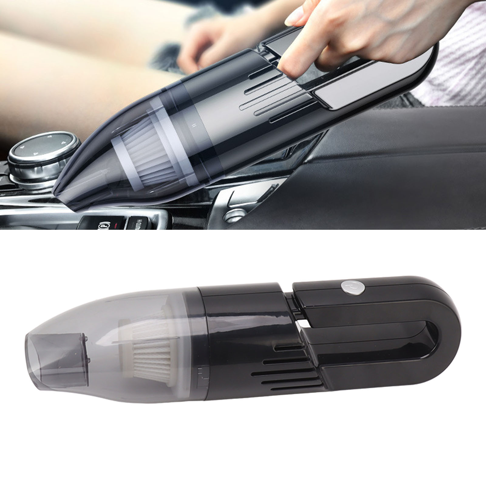 St-6625 Akku-handstaubsauger, Usb-aufladbar, Kabellos, Tragbar, Für Auto Und Haushalt, Saugt Flüssigkeiten Und Staub Auf, Hohe Saugleistung
