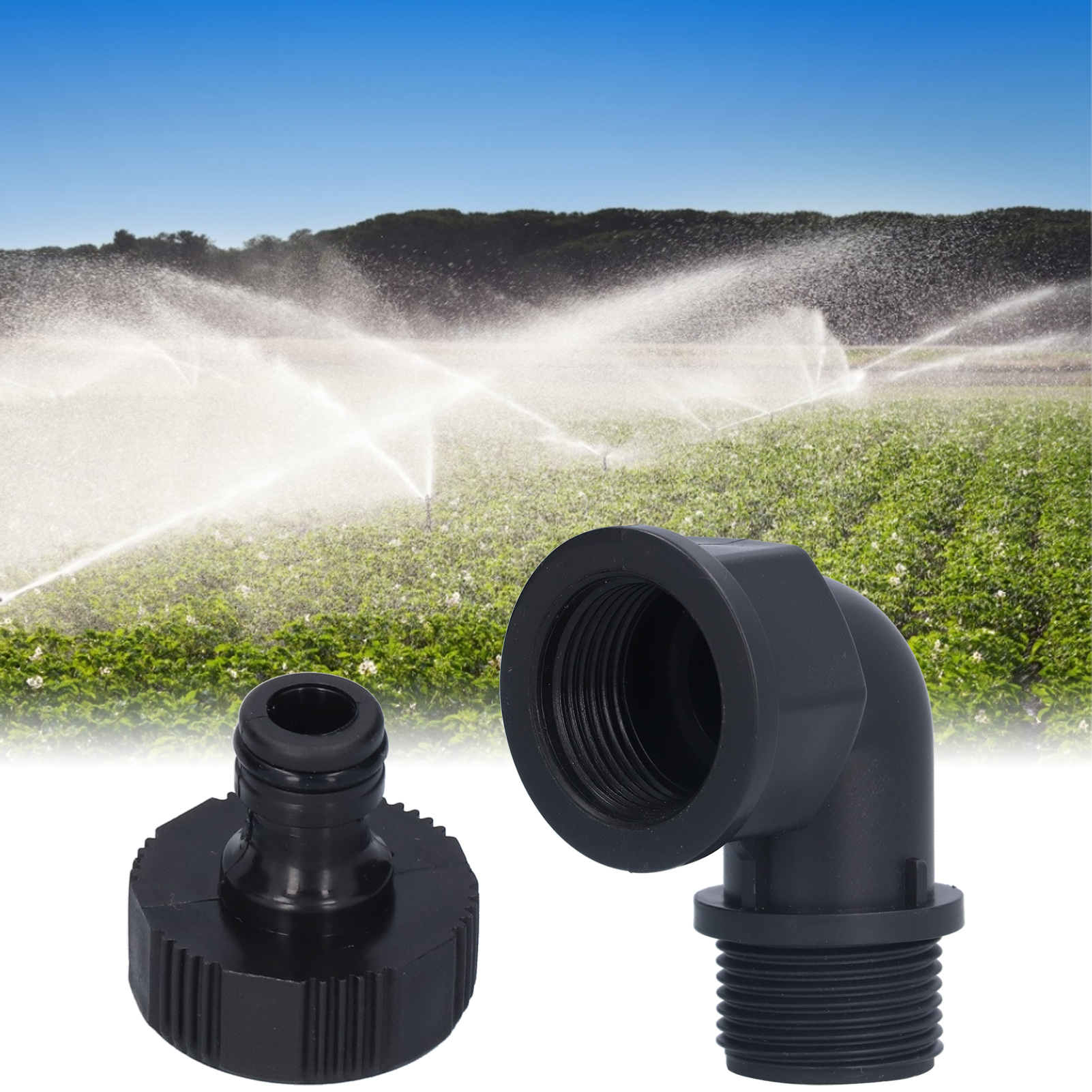 Sets/verkauf Von Kunststoffwinkeln Und -fittings, Zubehör Für Terrassenarmaturen, 1-zoll-richtungswinkel (innen- Und Außengewinde) Und Fittings