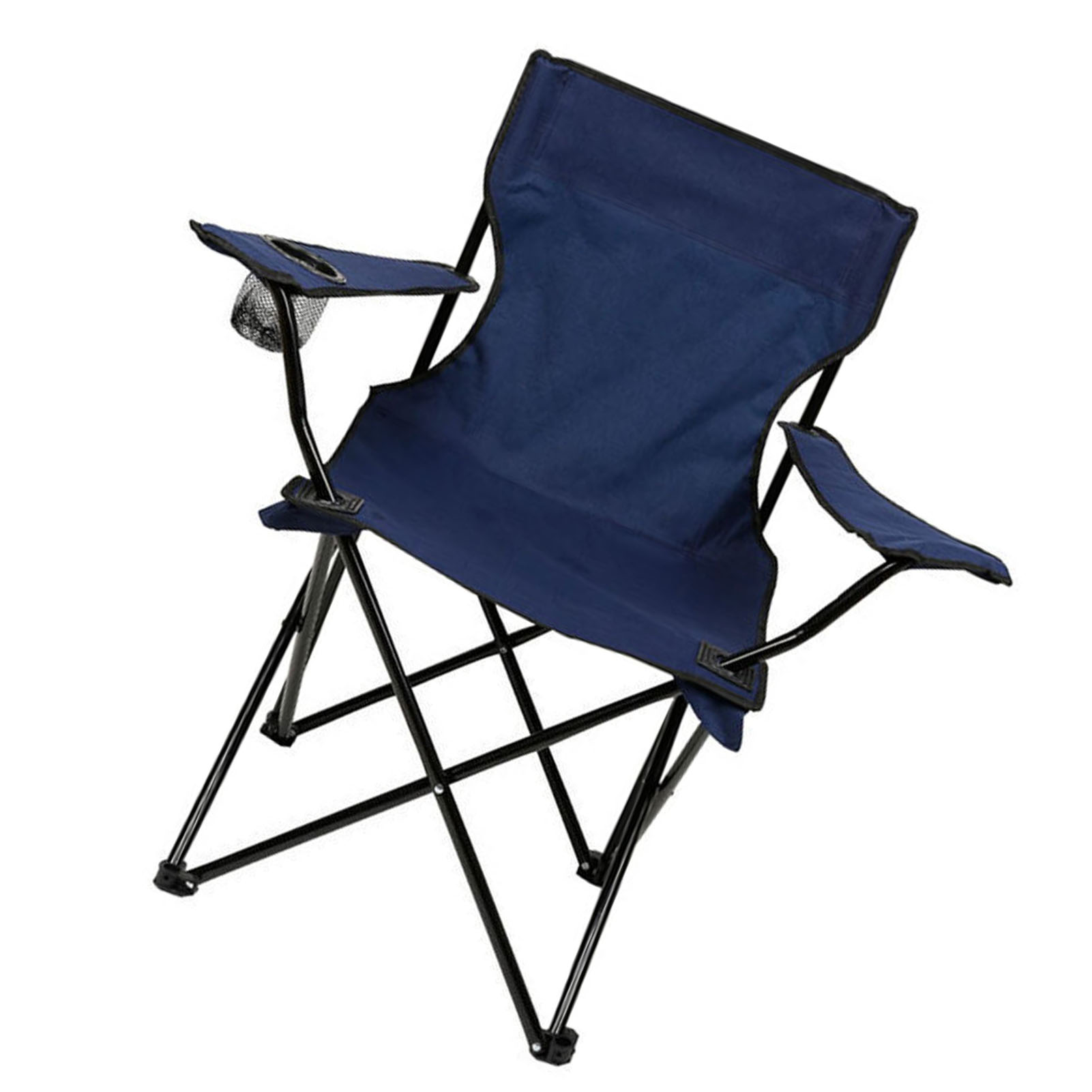 Tragbarer, Klappbarer Outdoor-stuhl, Leicht, Tragbar, Hohe Qualität, Hohe Belastbarkeit, Komfortabel Auch Bei Längerem Gebrauch, Schwarz.