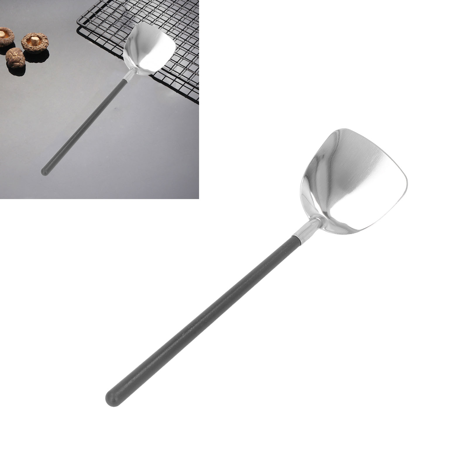 Feuerfeste Fonduekelle Aus Edelstahl Mit Wärmeisolierung Und Schwarzem Griff