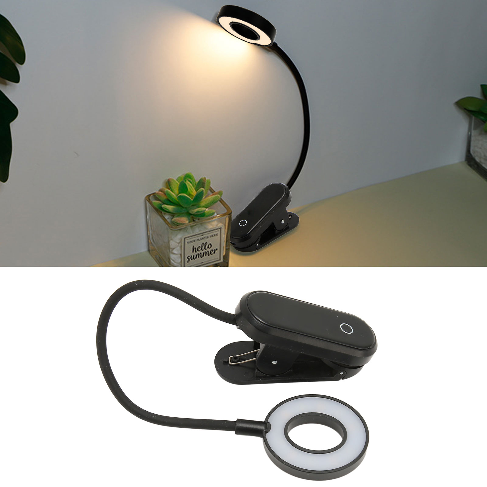 Multifunktionale Touch-schreibtischlampe, Led-schreibtischlampe Für Studentenwohnheime, Augenschutz, Lern- Und Leselampe Für Studenten, Nachttischlampe