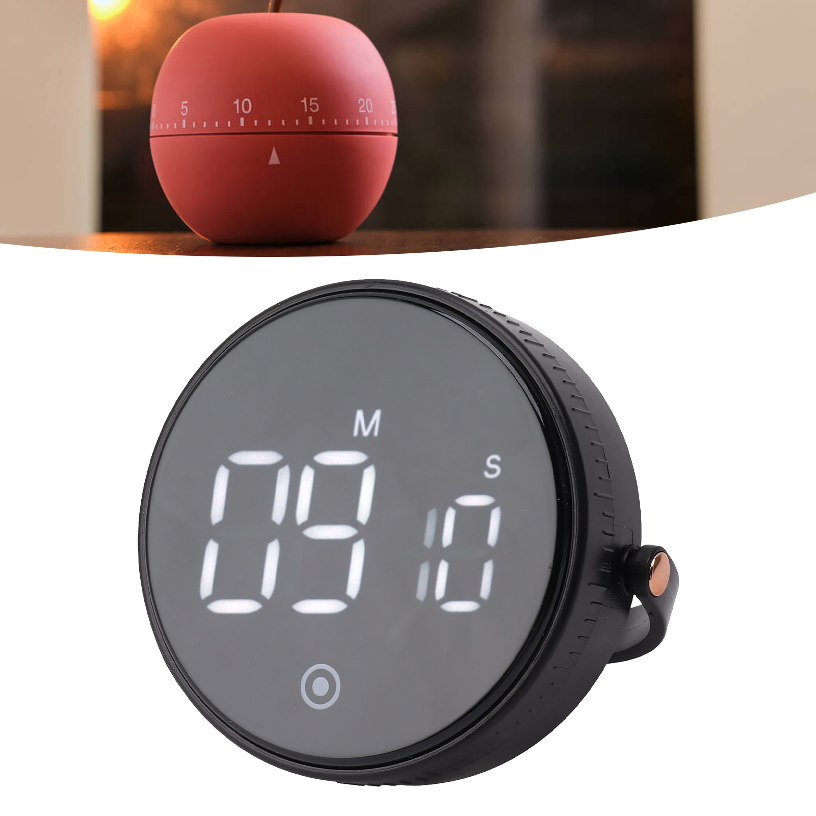 Drehbarer Timer, Küchentimer Mit Countdown, Stoppuhr, Digitaler Küchentimer, Timer Mit Led-anzeige Für Kinder, Klassenzimmer, Fitness, Hausaufgaben, Einstellbare Lautstärke.