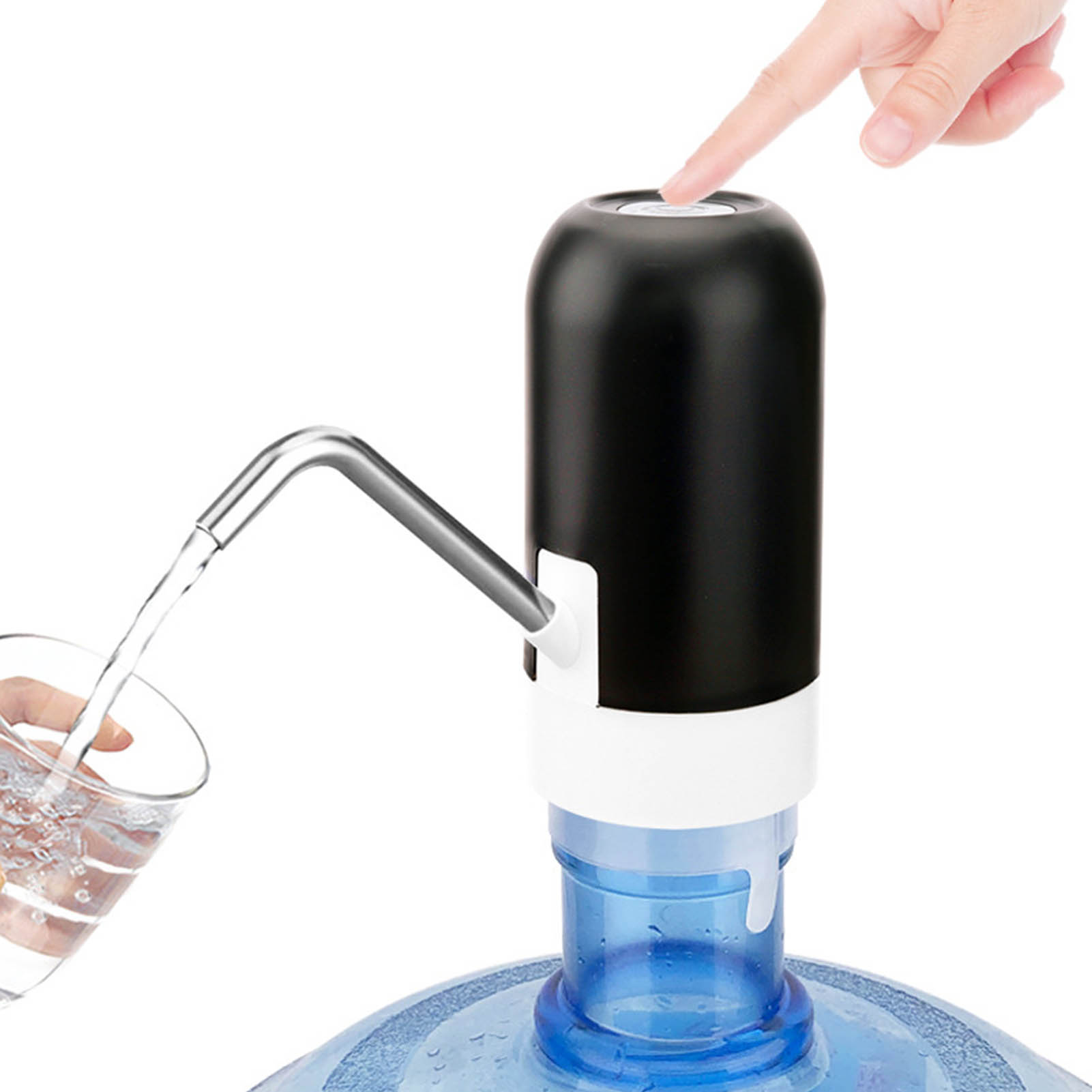 Wasserpumpe Mit Edelstahlrohr, Kabelloses Elektrisches Wassersauggerät, Wasserspender, Automatisches Wasserversorgungsgerät, Wasserdruckgerät, Usb-ladefunktion.