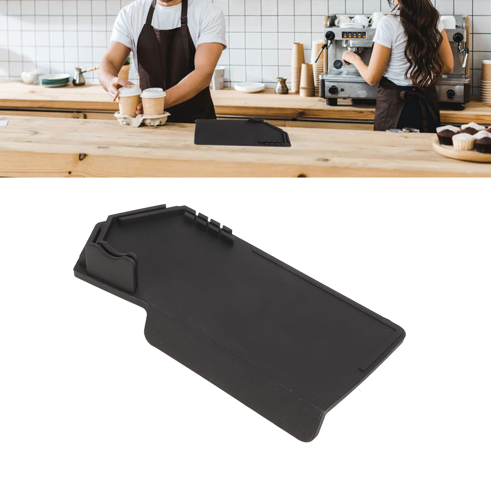 Tamperkissen, Pulverspender, Silikoneckenschutz, Griff Für Espressomaschine, Tamperhammer, Barmatte