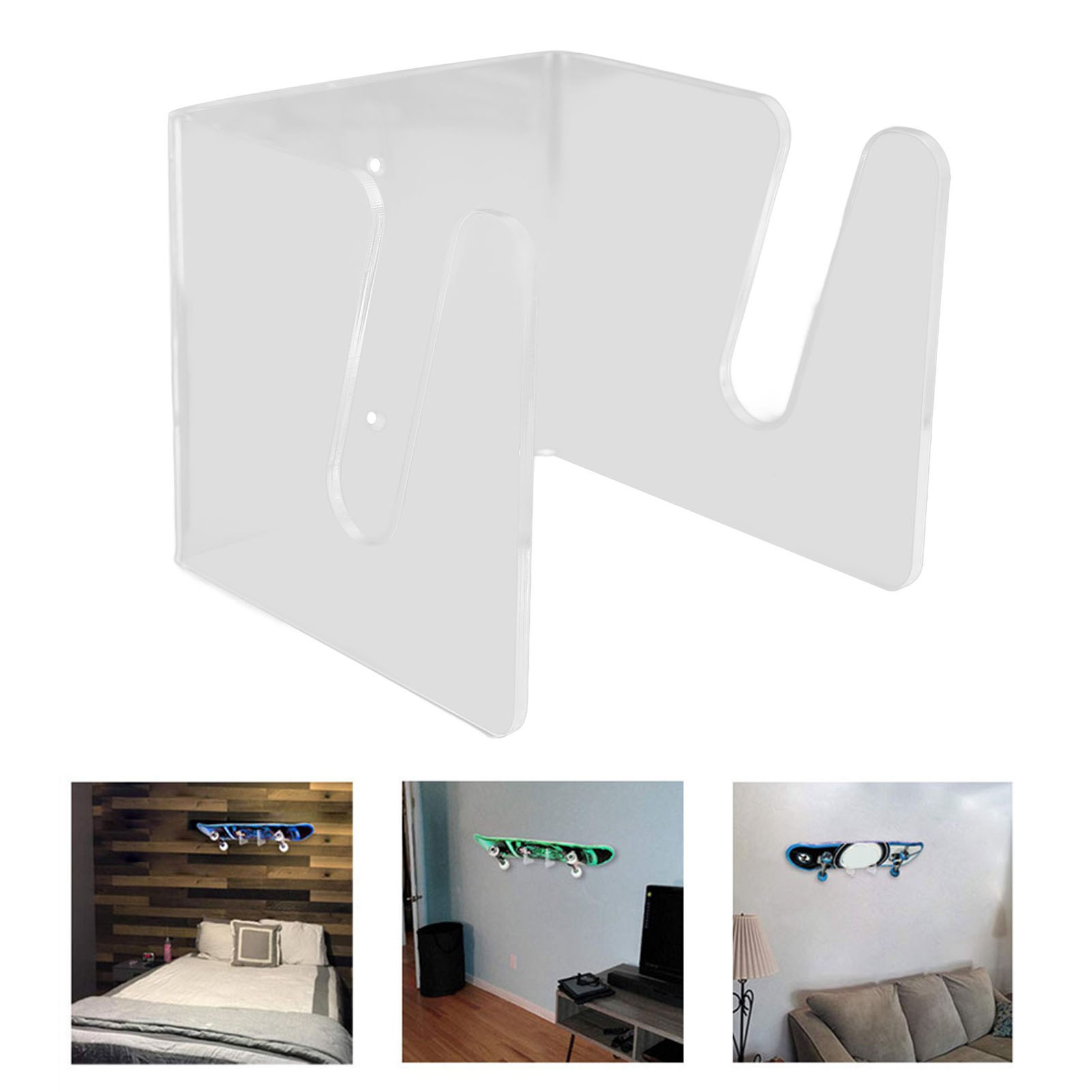 0026 Transparente Acryl-wandhalterung Für Elektrische Skateboards Und Longboards