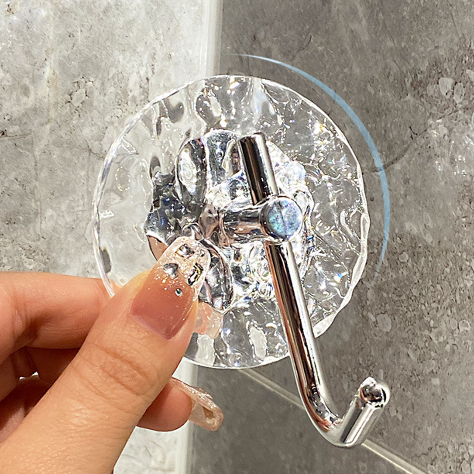 Luxuriöse, Wellenförmige Wandhaken Mit Multifunktionalem Design Für Bad, Küche, Wc Und Wohnzimmer. Feuchtigkeits- Und Rostbeständig, Montage Ohne Bohren.