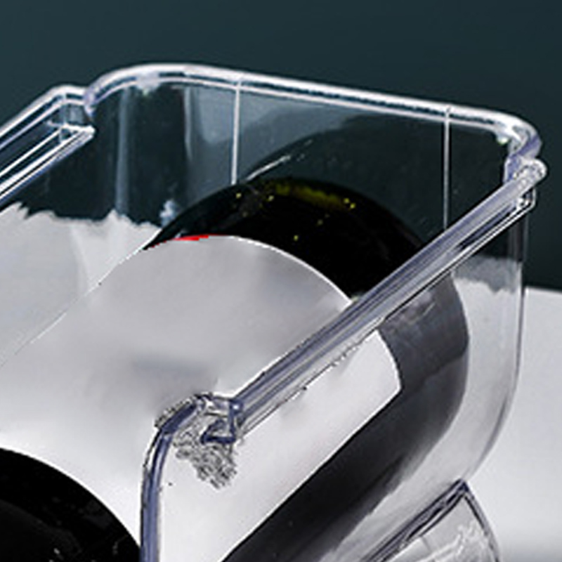 Stapelbares Weinregal, Dekorationsartikel, Für Den Heimgebrauch, Kreativer Flaschenhalter Aus Kunststoff Für Bier, Getränke, Kühlschrank, Becherhalter, Einzelstück, Transparent.