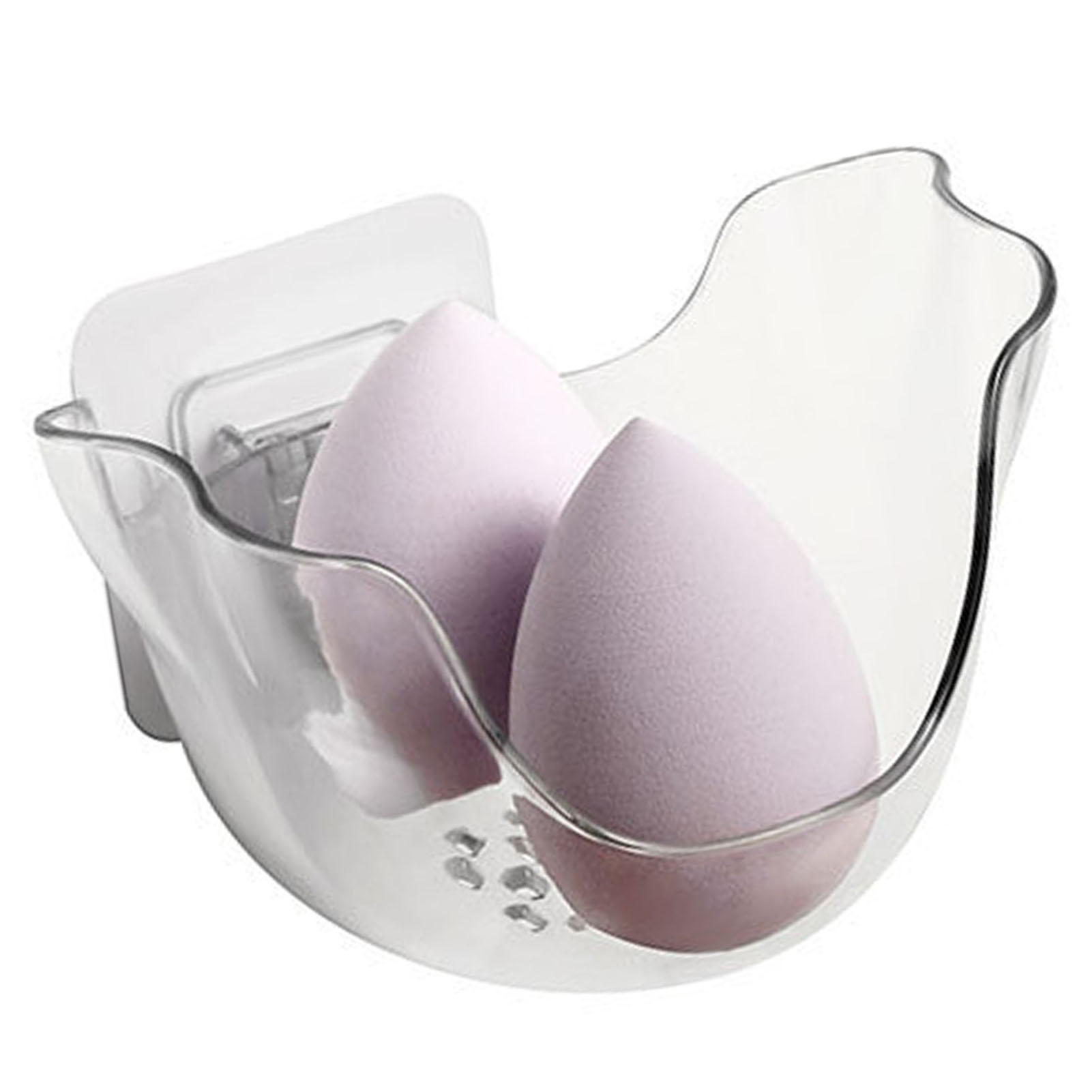 Organizer Für Make-up-schwämme, Transparenter Halter Für Make-up-schwämme, Halter Für Puderquasten, Schmuckhalter (kein Bohren Erforderlich)