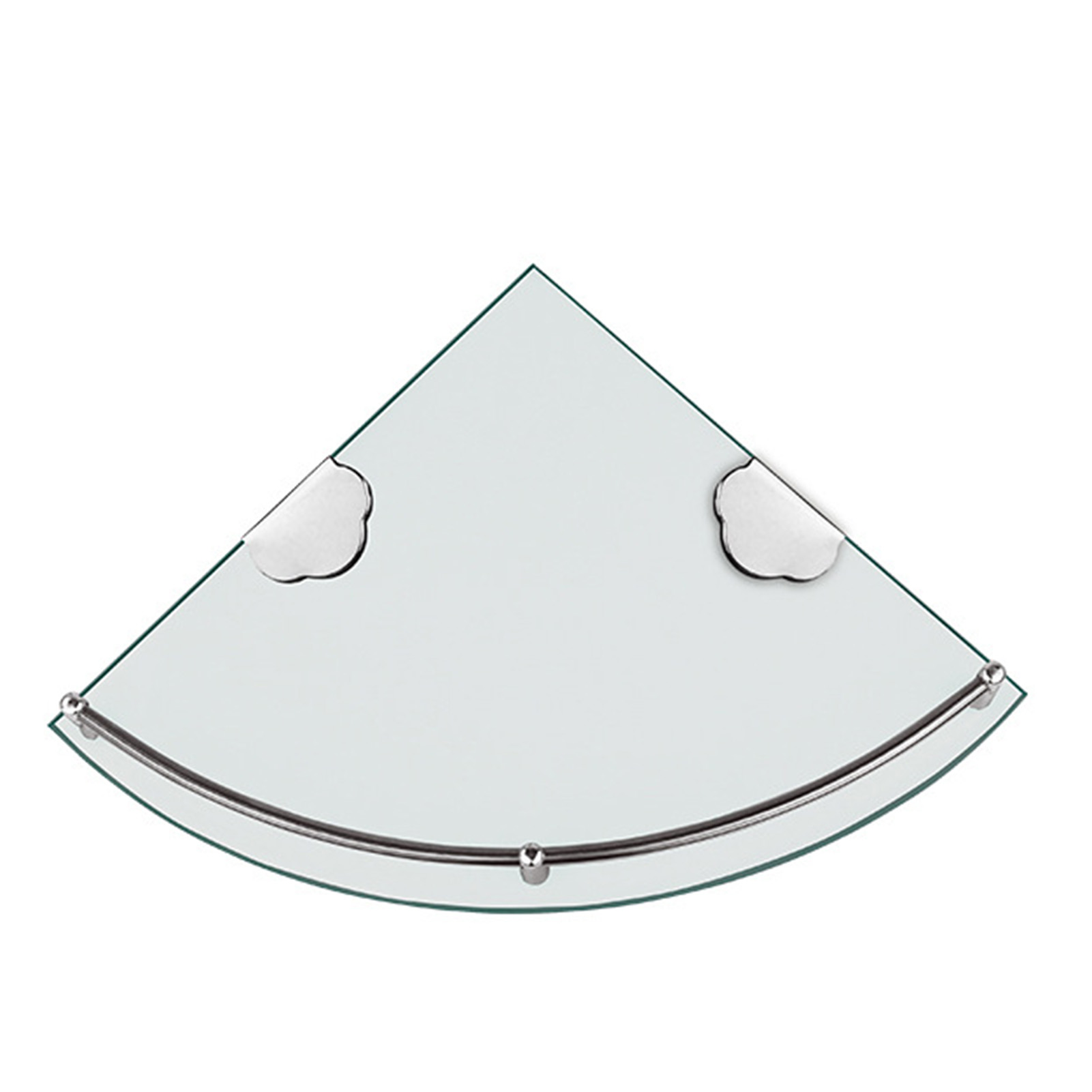 Eckregal Aus Acryl (einlagig), Badezimmerregal In Exportqualität, Glasregal, Dusch-eckregal, Eckregal Aus Glas (zweilagig), 4-teiliges Set