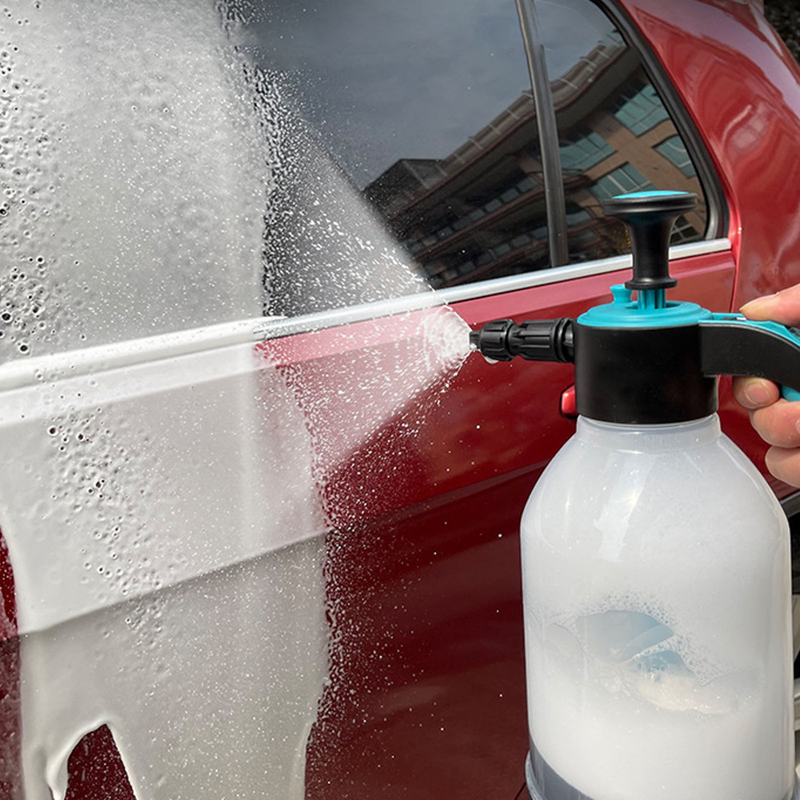 Schaumsprühgerät Für Die Autowäsche Und Fensterreinigung Zu Hause, Druckbeaufschlagtes Zerstäubungs-reinigungsspray