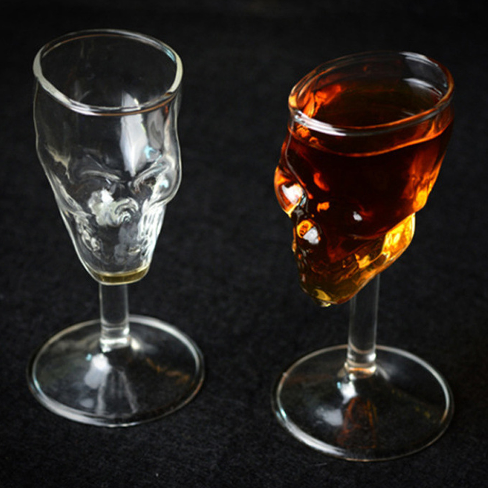 Miniatur-totenkopfglas, Kristall-totenkopfbecher, Weinglas, Whiskyglas, Kaffeetasse