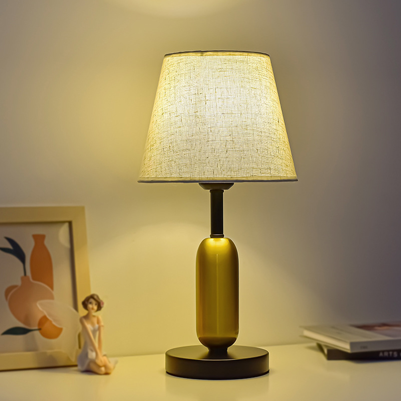 Nachttischlampe Im Europäischen Retro-stil, Kreativ, Schlicht, Romantisch, Warmes Nachtlicht, Led-tischlampe Mit Fernbedienung