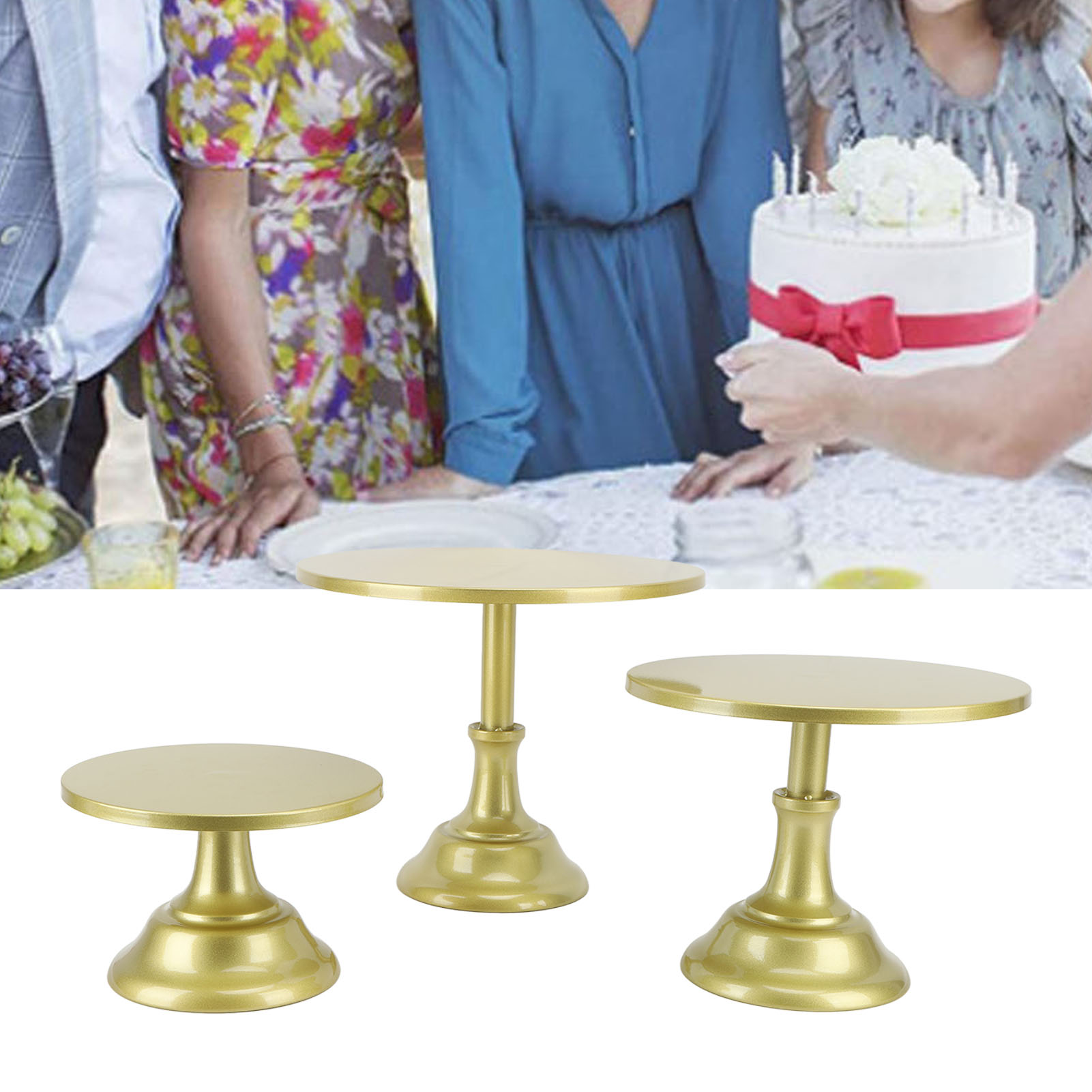 Tortenständer Aus Metall Im Europäischen Stil, Desserttablett Für Teestuben, Hochzeitsaccessoire, Partytortenständer, Dekoration, Gold
