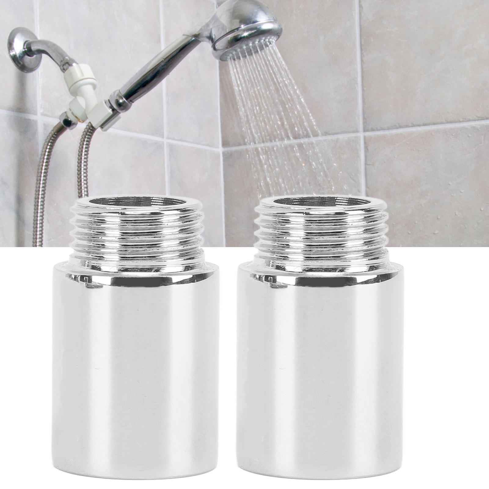 Verlängerungsstange Für Hotel-duschköpfe, Runde Chromverlängerung Für Handbrause, Badezimmerzubehör, 1,2 Zoll.