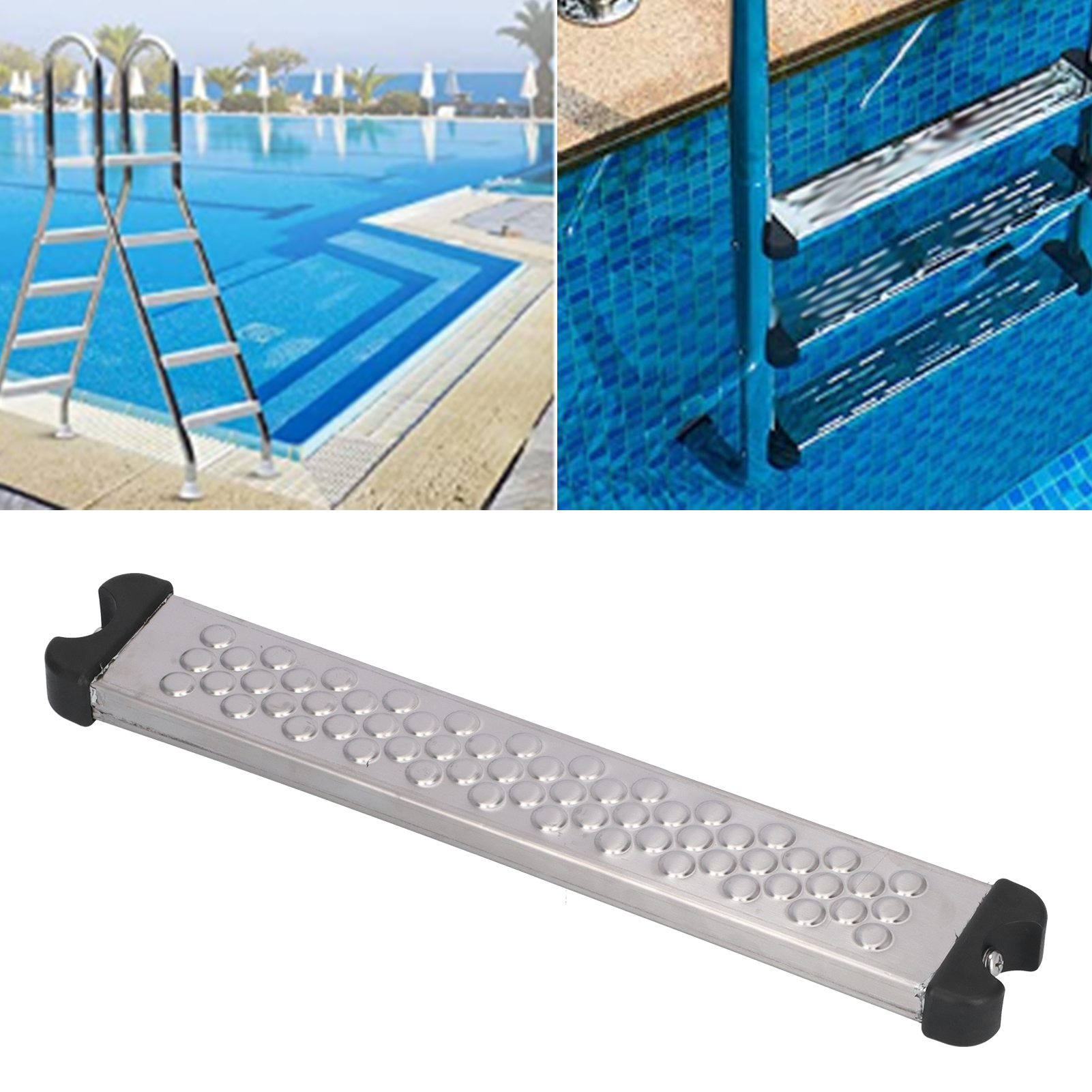 Rolltreppenstufen Aus Edelstahl Für Thermalbäder/spasmen/schwimmbäder Mit Ersatzschrauben