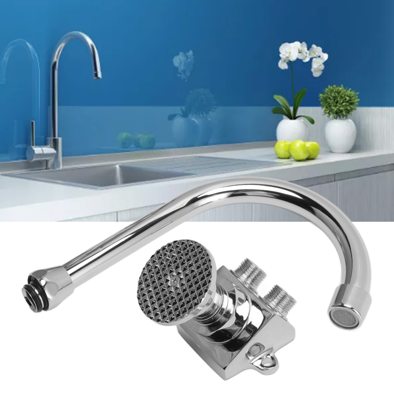 Fußbetätigter Küchenspülenhahn Fußbetätigter Wasserhahn