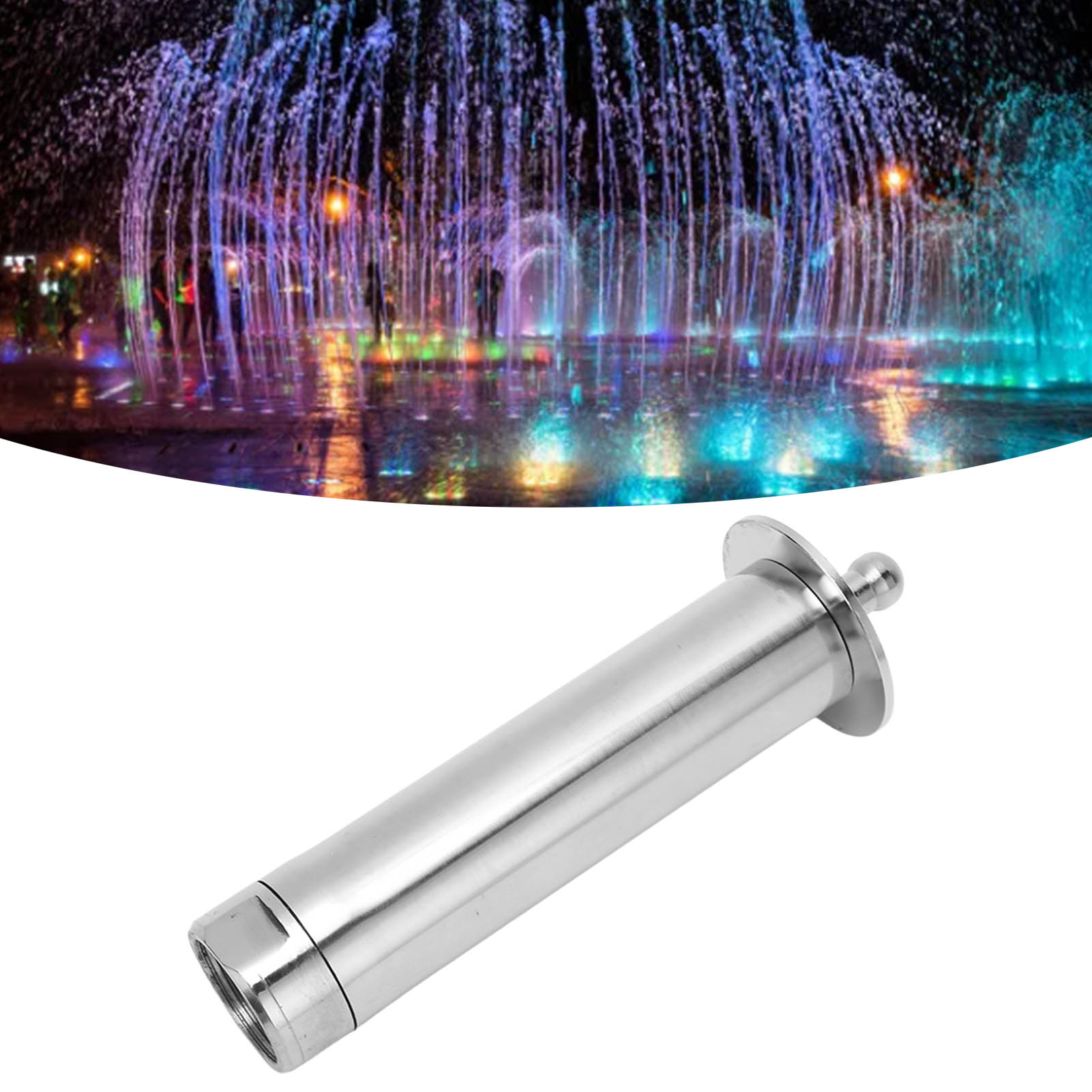 Interner Spiralwasserstrahlbrunnen Aus Edelstahl G3/4 Mit Pilzdüse