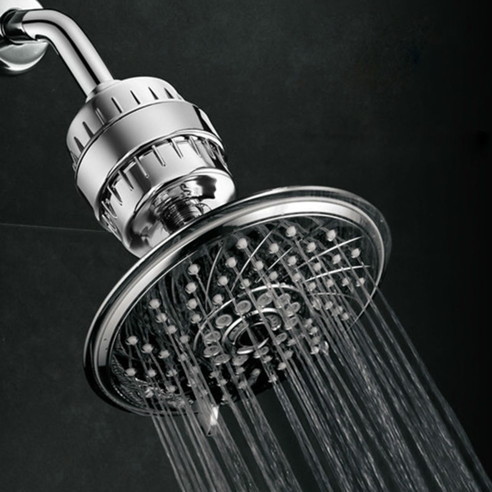 15-lagige Filterkartusche Mit Ersatzkartusche, Duschkopf-wasserreiniger, 15-lagiger Duschwasserreiniger, Duschkopffilter.