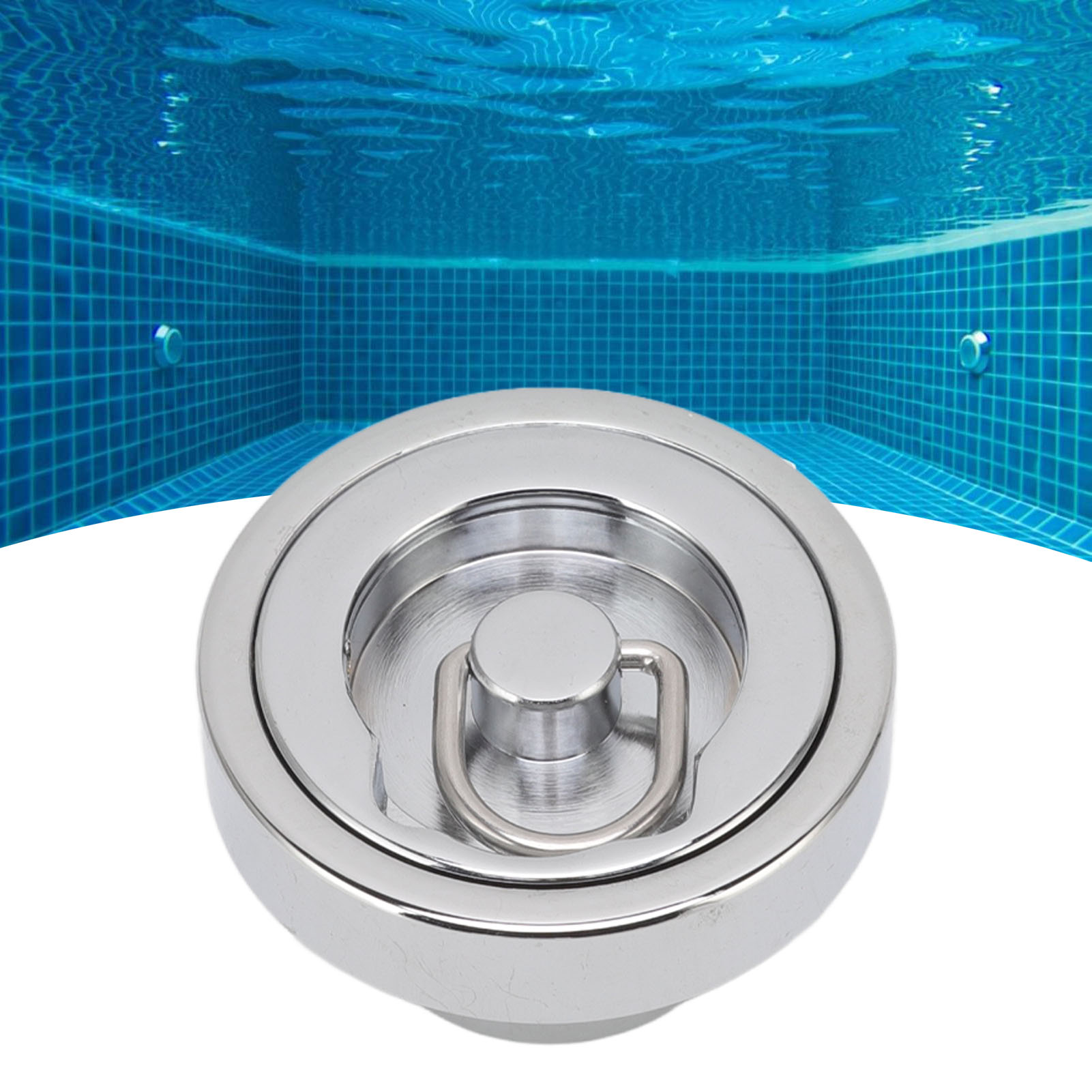 Ablaufgarnitur Aus Edelstahl 304 Für Schwimmbecken, Saunen, Whirlpools Und Planschbecken Komplett Aus Edelstahl Gefertigt Außendurchmesser G1-1/2