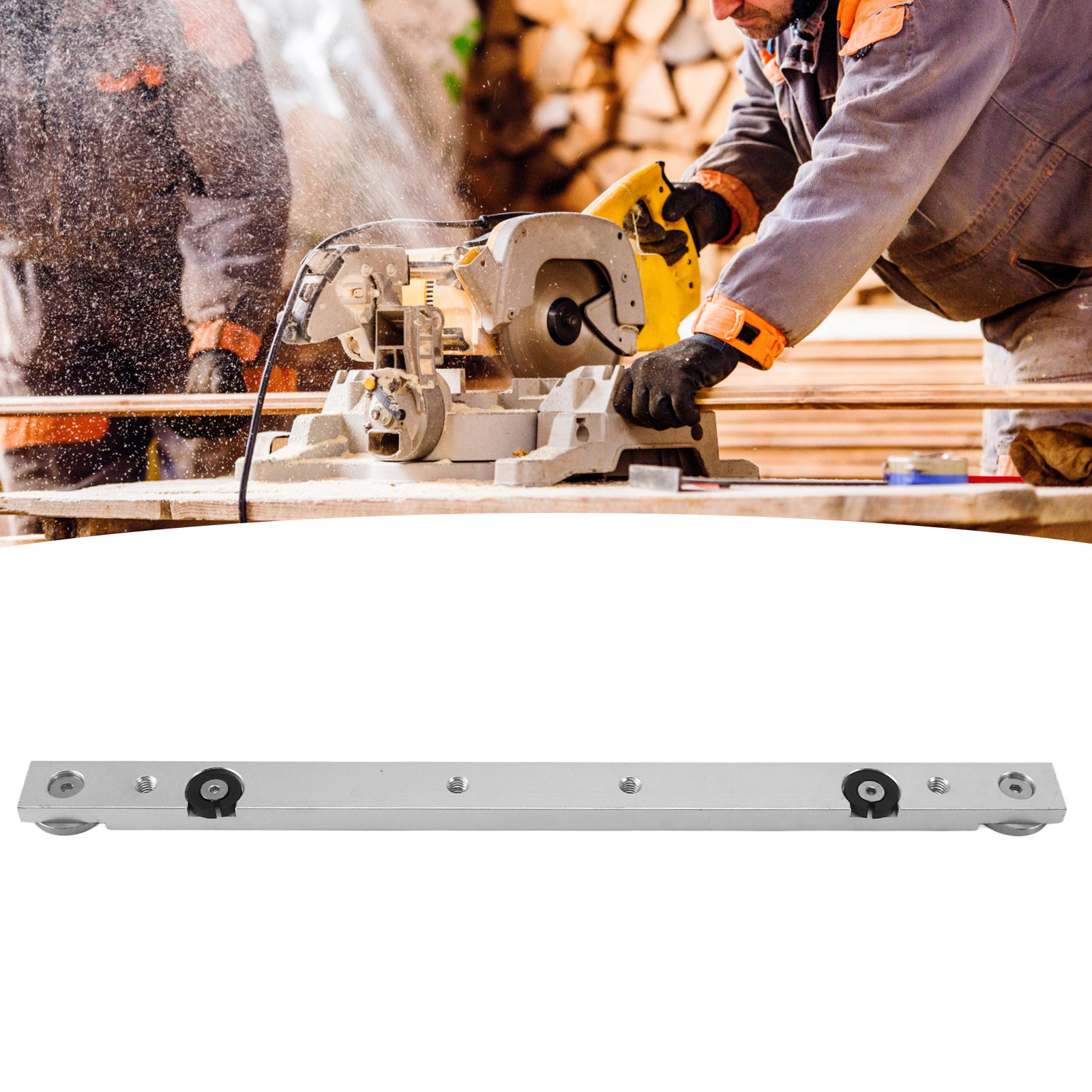 Universelle 300-mm-führungsschiene Für Die Holzbearbeitung Mit Anschlag Für Tischkreissägen.