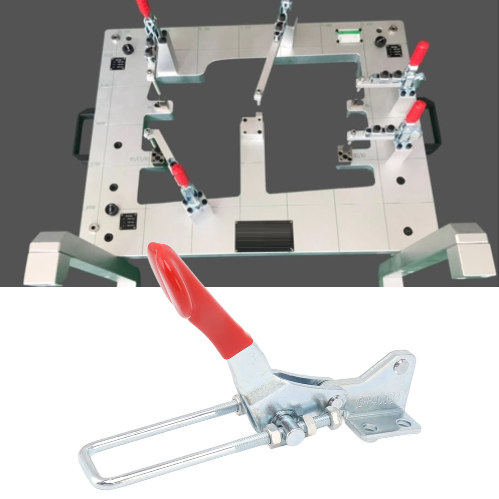 Gh 40334 Schnellverschlussklemme, 90°-verriegelungsklemme Mit Schnappverschluss, Mechanische Türverriegelungsklemme
