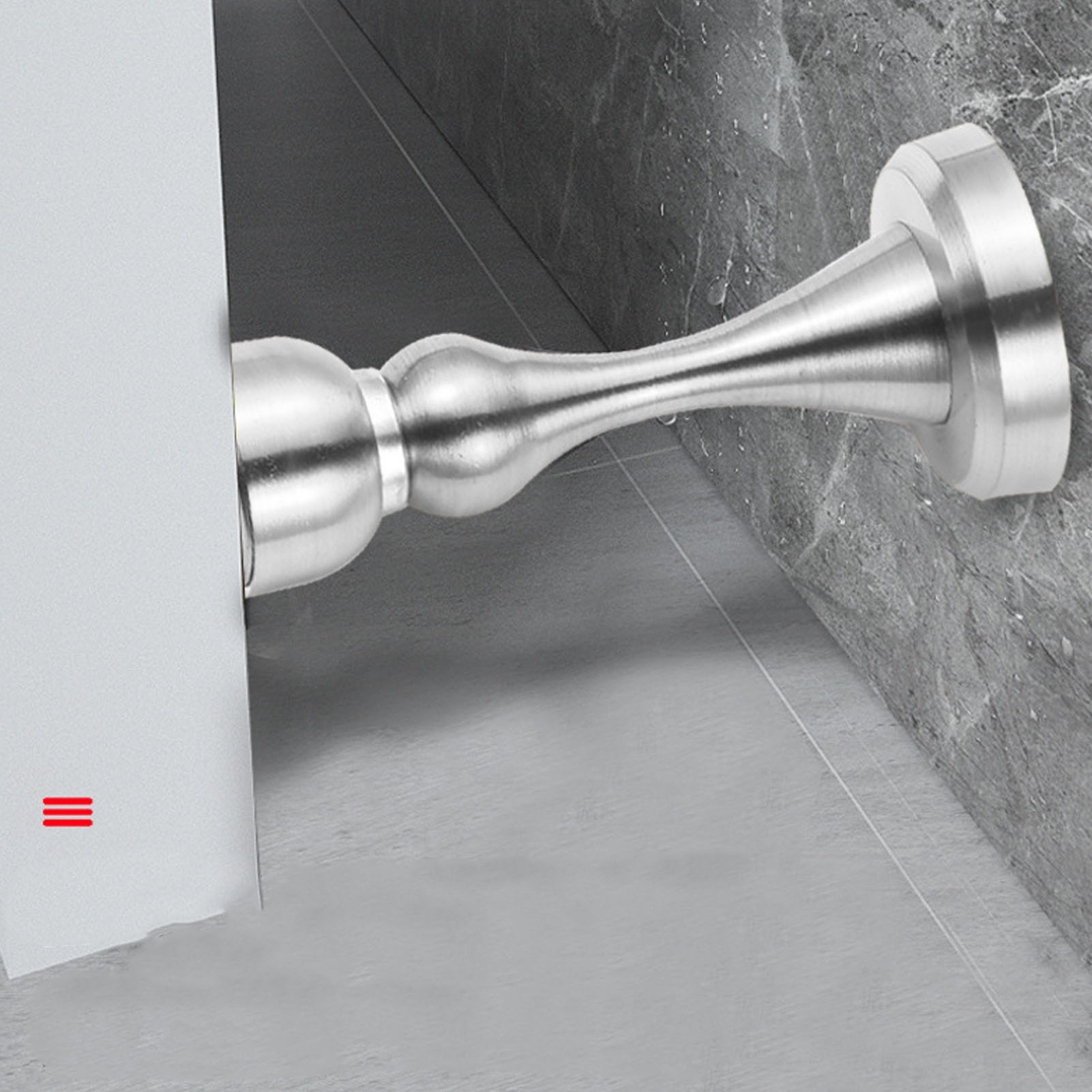 Türstopper Aus Dickem Edelstahl 304, Starker Magnet, Geräuschloser Wandstopper, Kollisionssicherer Türstopper Zum Bohren, Für Die Inneneinrichtung, Schlafzimmertürstopper