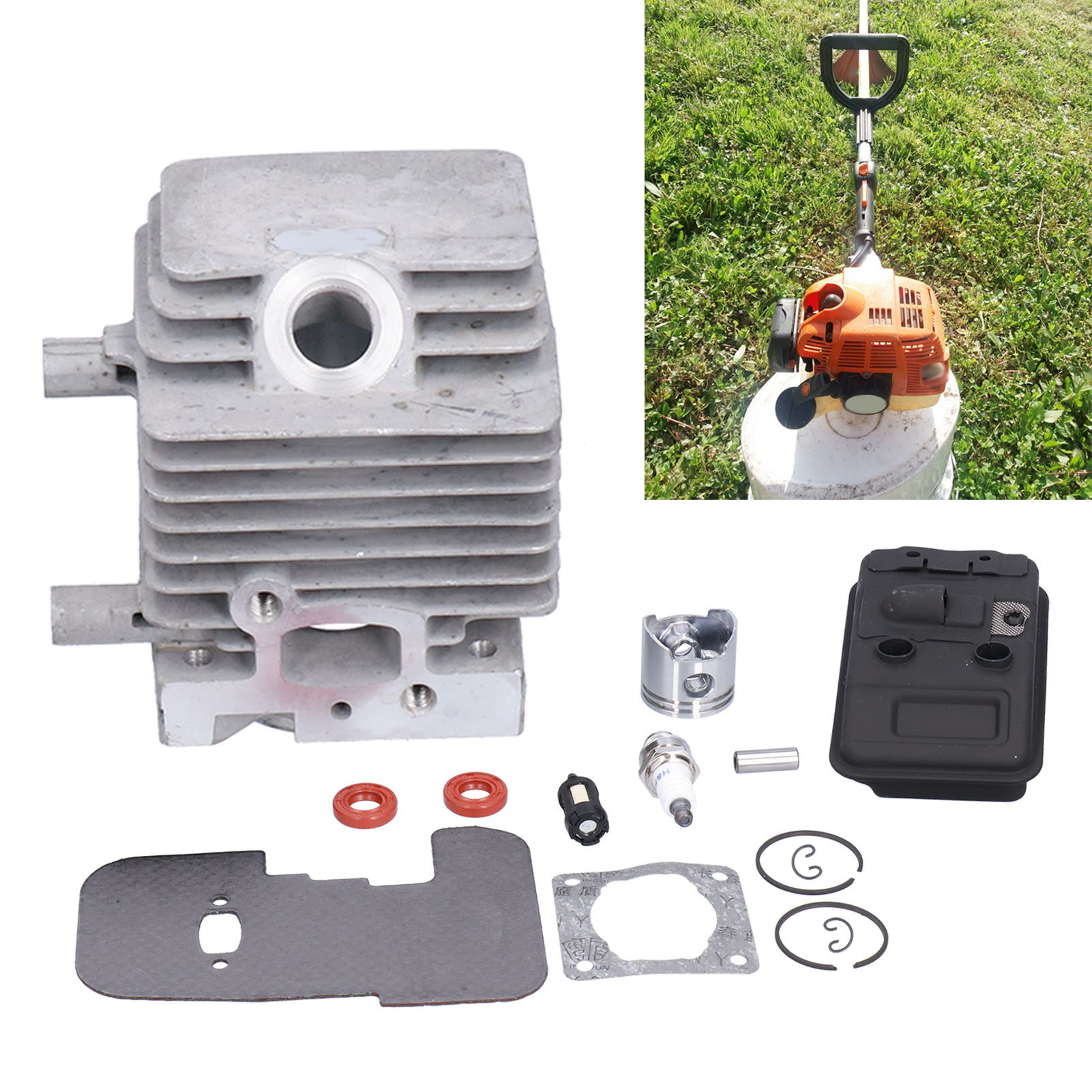Geeignet Als Ersatzteil Für Stihl Freischneider Fs75, Fs80 Und Fs85: Zylinder, Schalldämpfer, Papierscheibe Usw.