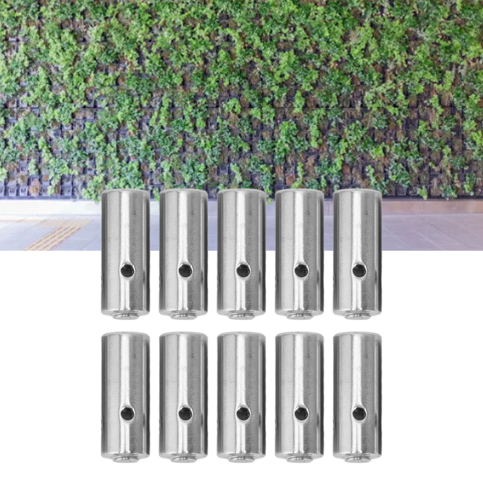 Set Mit 10 Edelstahlösen Für Zylindrische Edelstahl-kletterseile