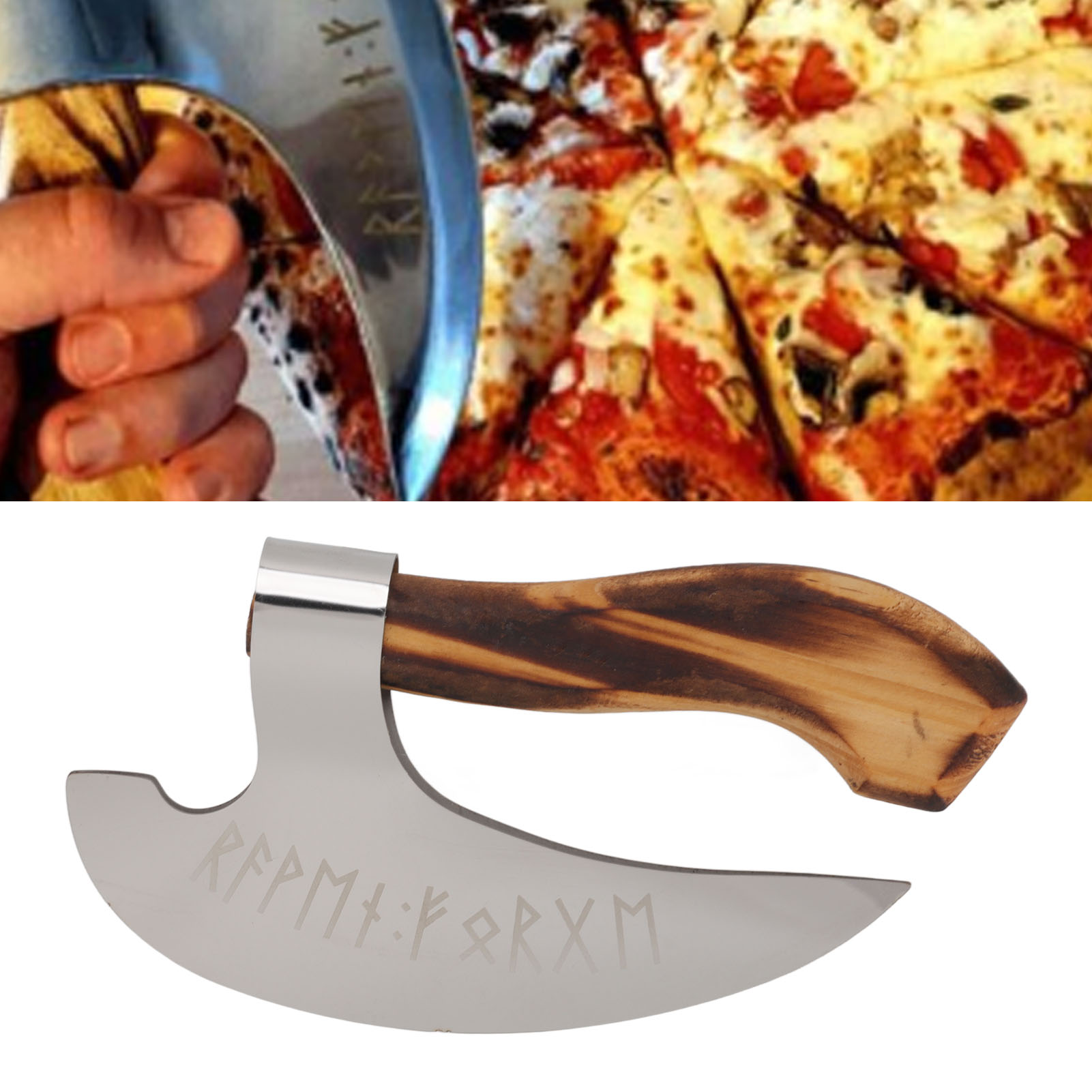 Handgefertigter Viking-pizzaschneider – Langlebiger Und Hochwertiger Pizzaschneider Aus Edelstahl