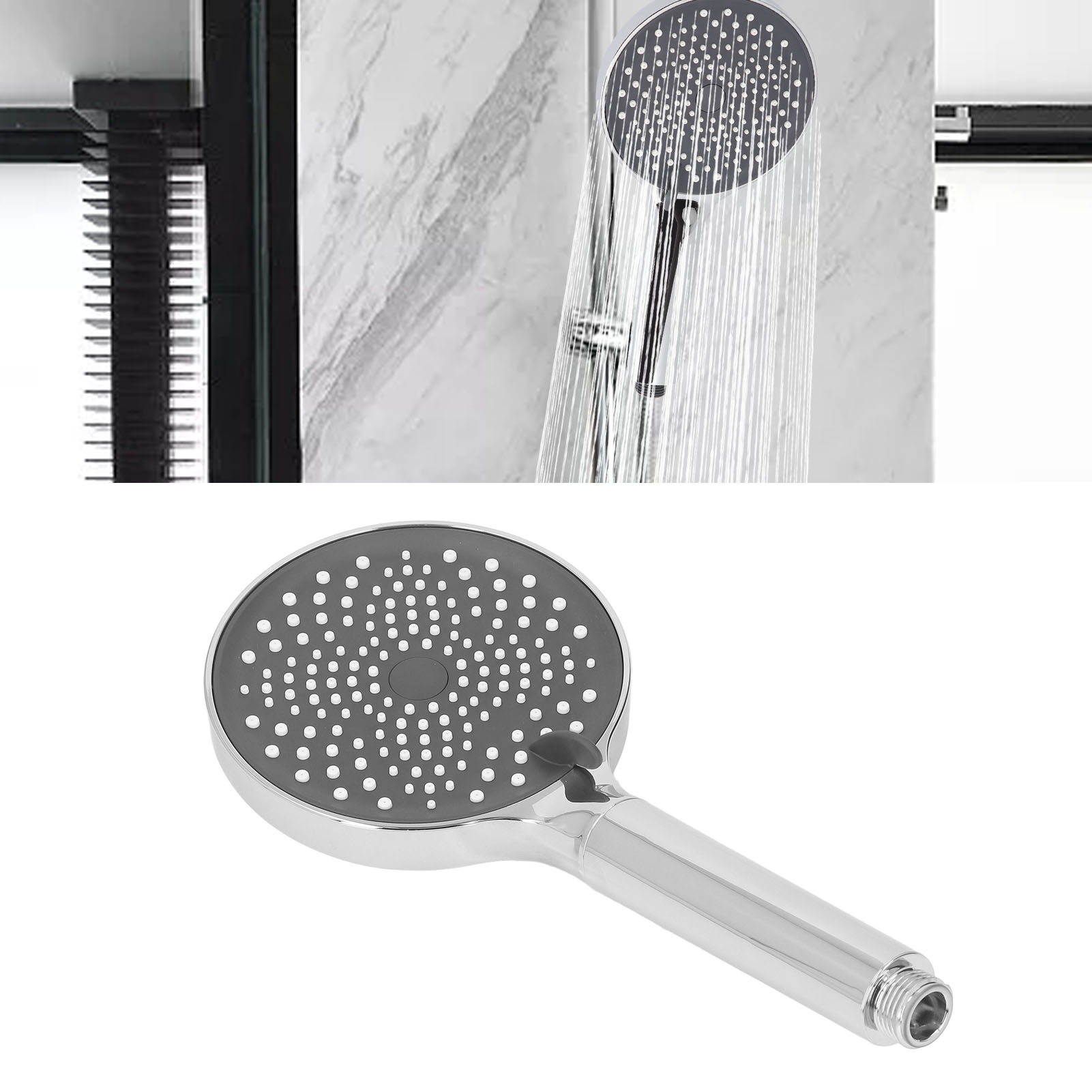 Handbrausekopf „sternenhimmel“, Badezimmer-duschkopf, Breiter Strahl, Galvanisierter Handbrausekopf