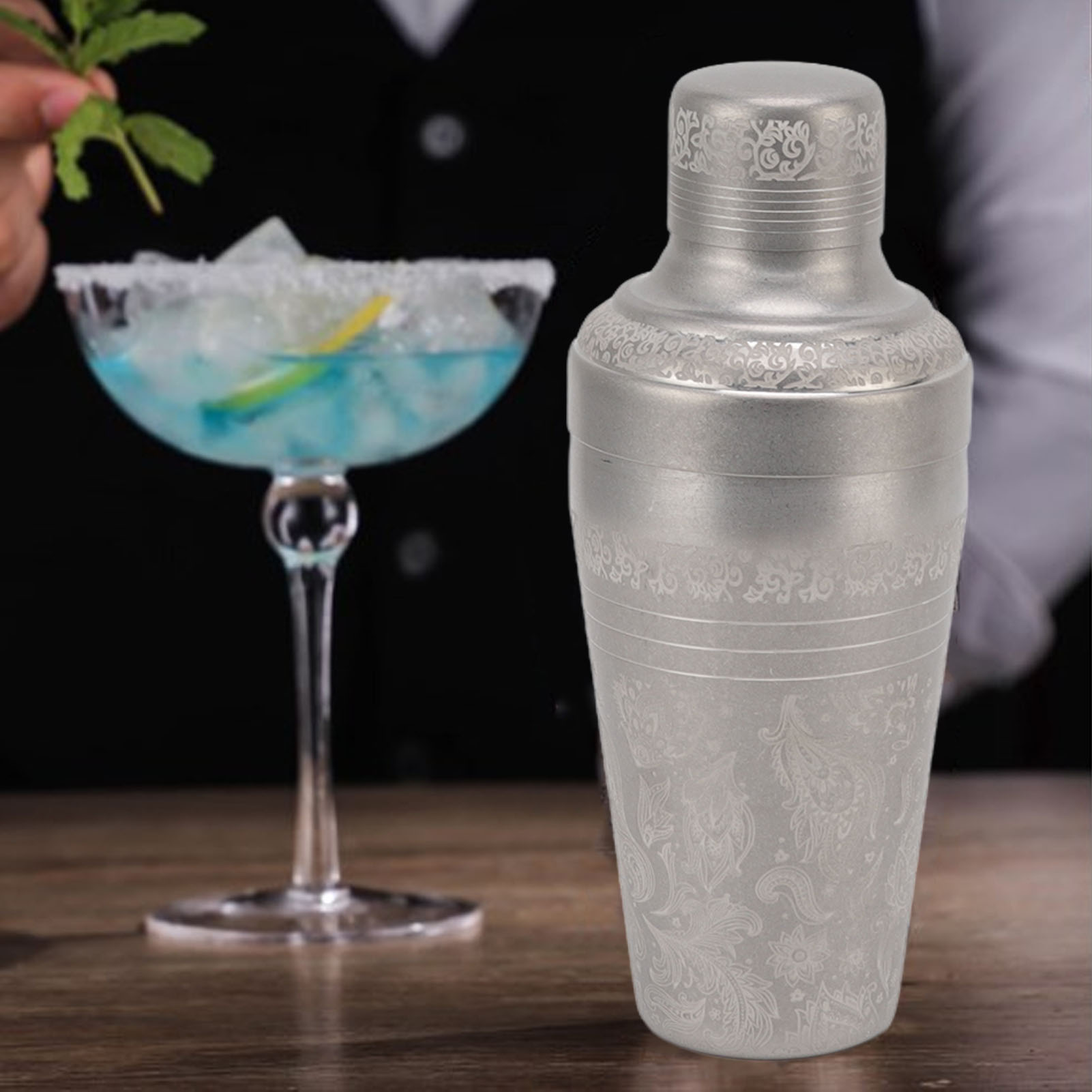 Barzubehör Aus Edelstahl 304, Shaker, Barausstattung Im Japanischen Stil Mit Mattierter Oberfläche