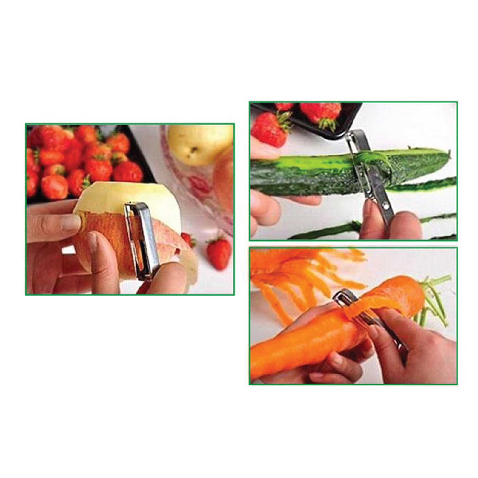 Obstschäler Aus Edelstahl, Multifunktionaler Apfelschäler, Gemüseschäler Und Obstschäler.