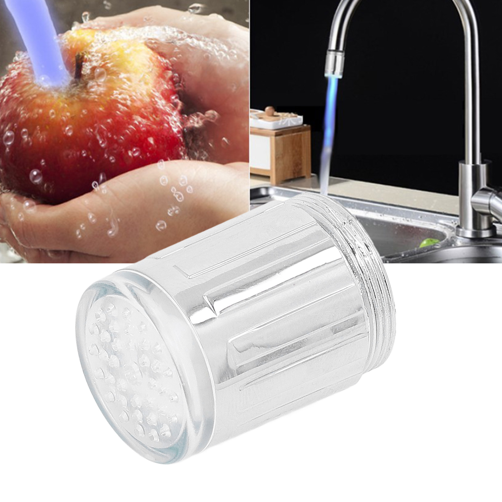 Led-beleuchteter Wasserhahn, Temperaturgesteuerter, Farbwechselnder Wasserhahn, Led-beleuchteter Wasserhahn