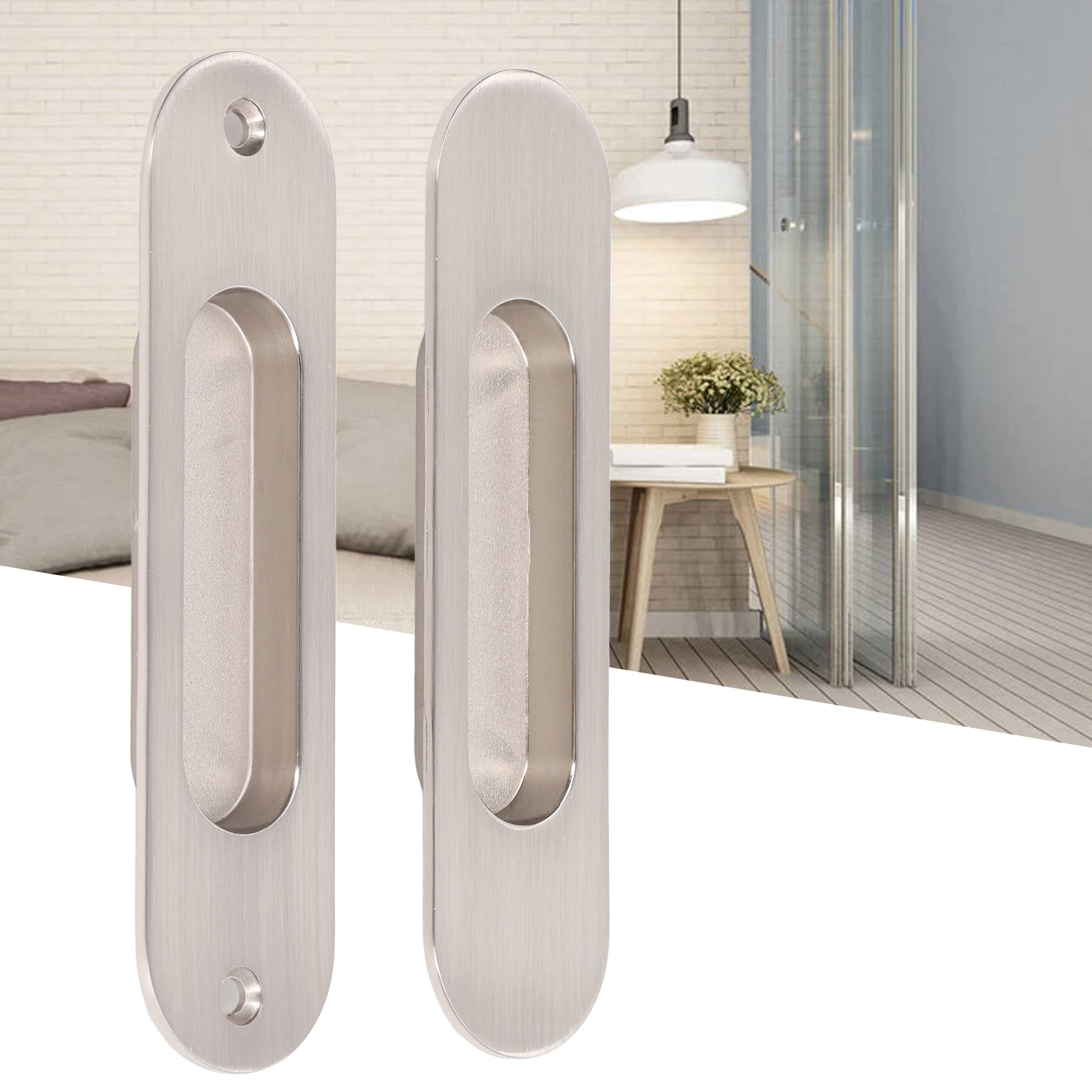 Schiebetürgriffe, Schiebetürgriffe Für Innenmöbel, Doppelseitige Griffe Für Holzschiebetüren, Schiebetürgriffe Für Badezimmer Und Balkone, Verdeckte Türgriffe