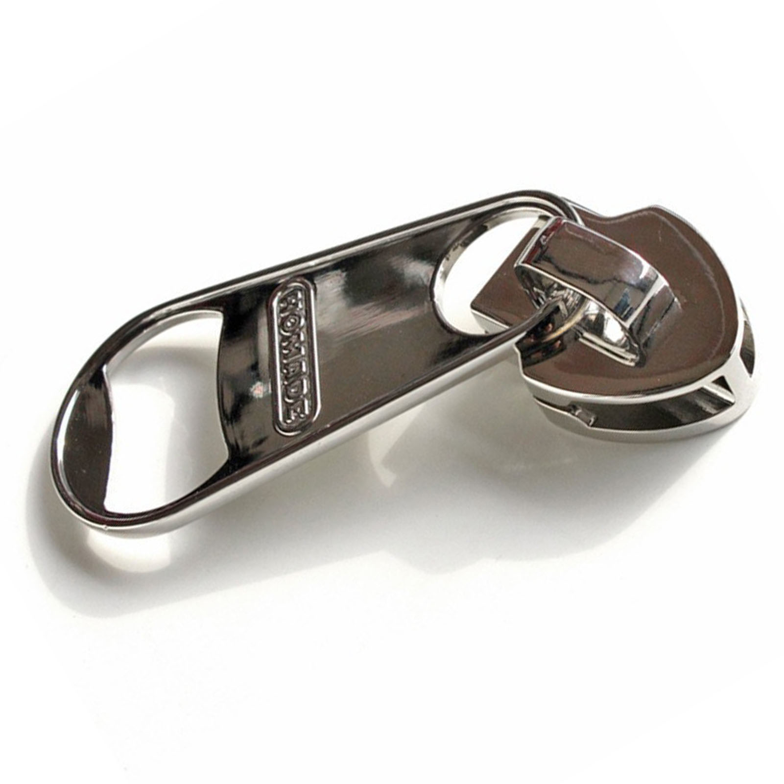 Kreativer, Großformatiger Magnetischer Flaschenöffner Mit Reißverschluss, Kühlschrankmagnet Und Integriertem Schraubendreher.