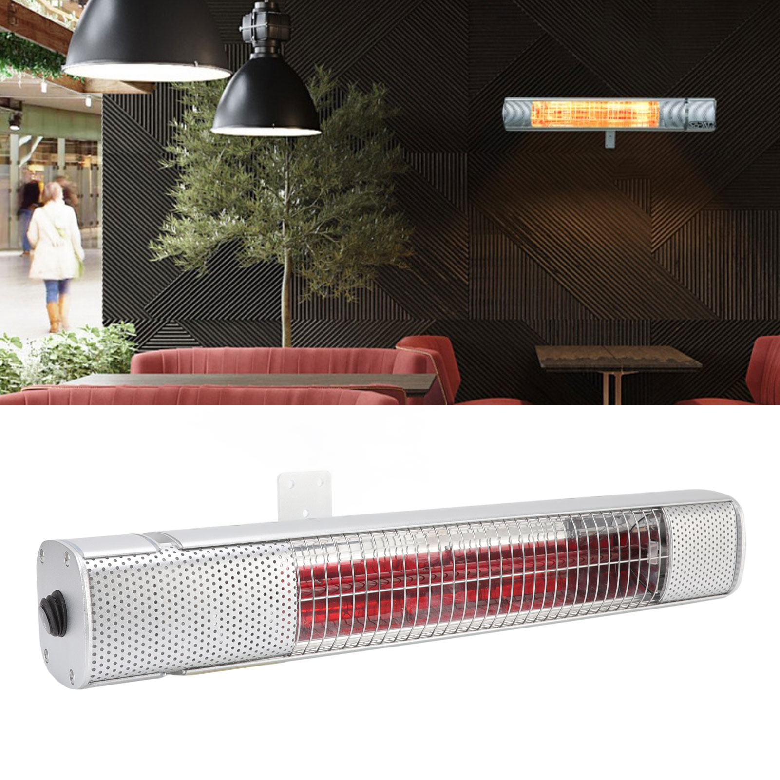 Wandheizung Für Den Innen- Und Außenbereich, Wasserdicht, Für Badezimmer, 1500w Heizelement, 220v, Europäischer Standard.
