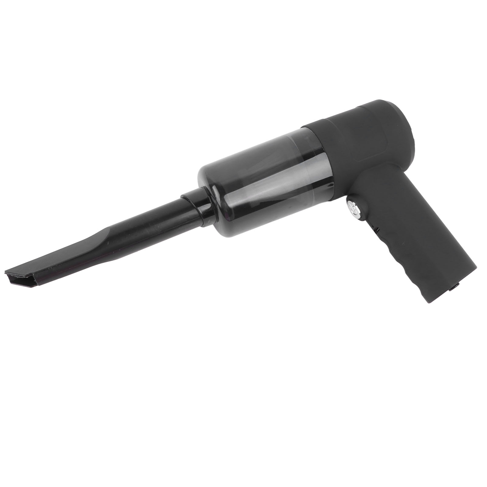 Mini-akku-staubsauger, Leistungsstark, Wiederaufladbar, Für Auto Und Haushalt, Tragbarer Laubbläser Für Tastatur Und Schreibtisch, Silber